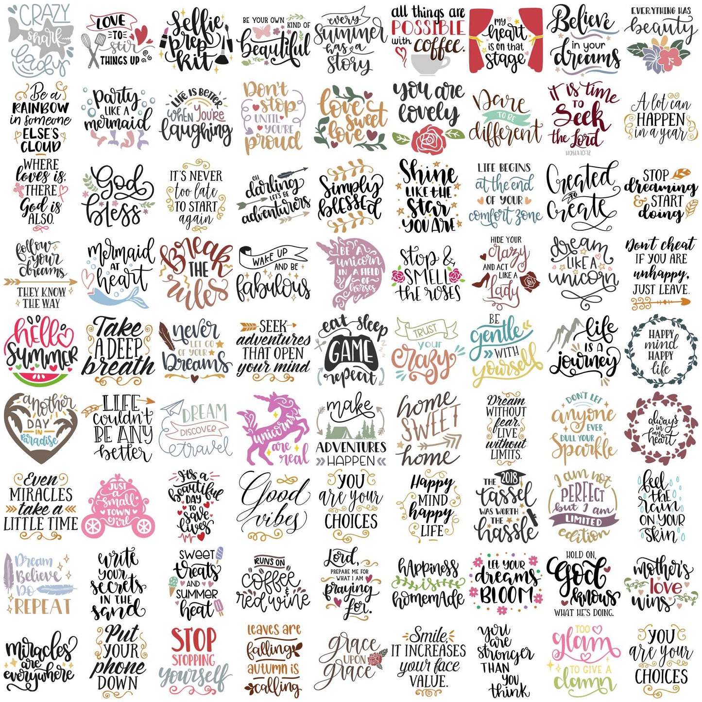 Quotes collection svg bundle, motivational quotes svg, quote of the day svg