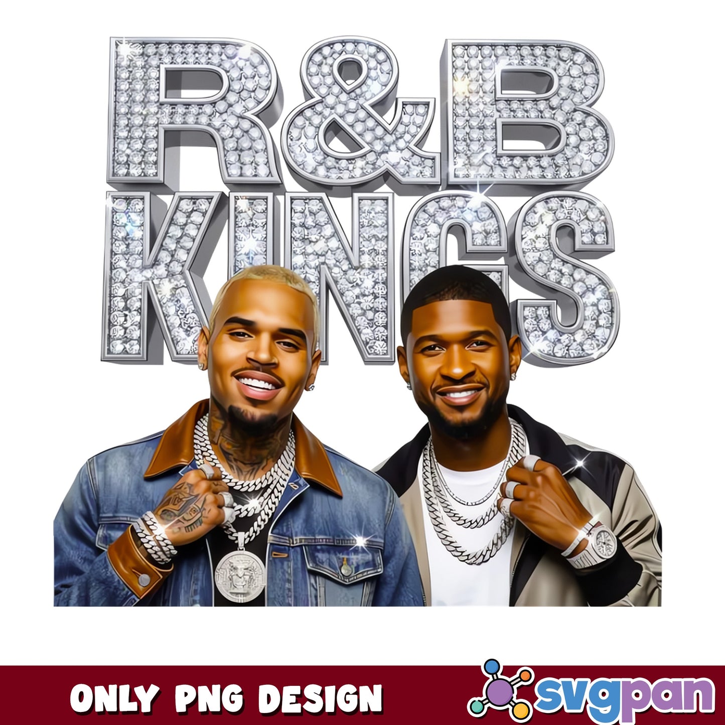 R&B Kings PNG, Chris Brown Usher PNG, Rap Music PNG