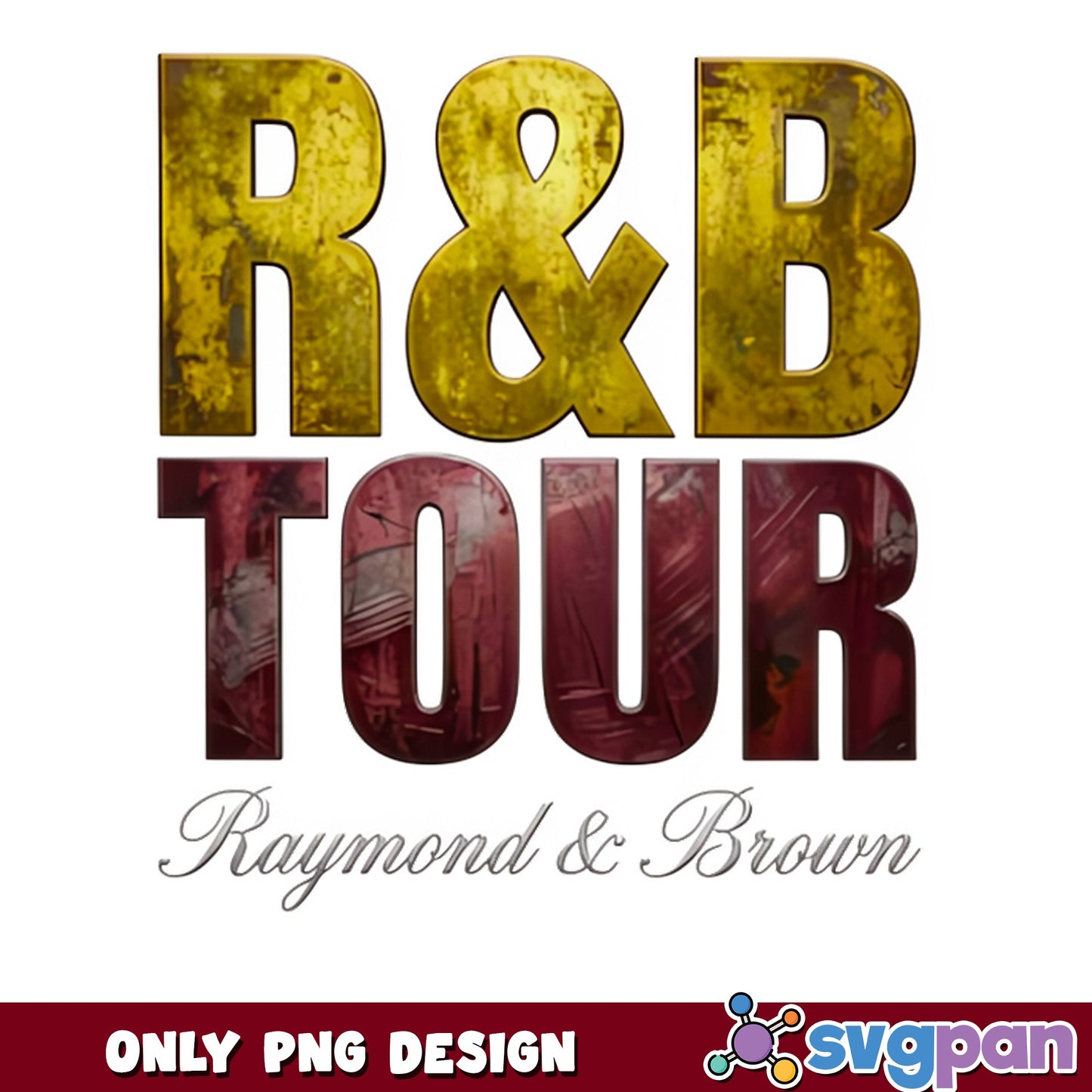 R&B Tour Raymond And Brown PNG, Music Concert PNG, RnB PNG