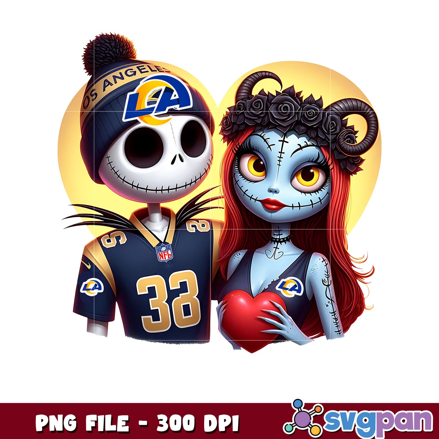 Rams jack and sally png, nfl bracket png, nfl combine png