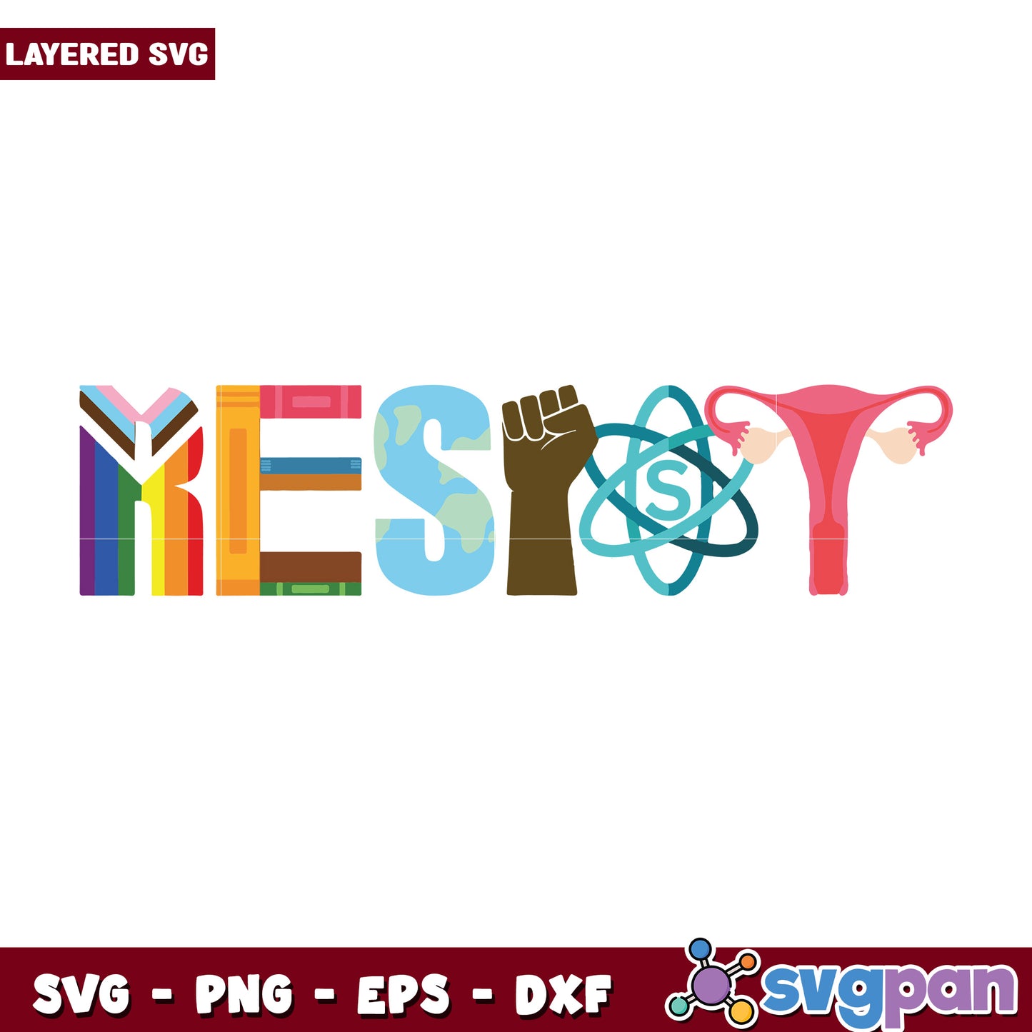 Resists black lives matter and gender equality svg, resists svg, black lives matter svg