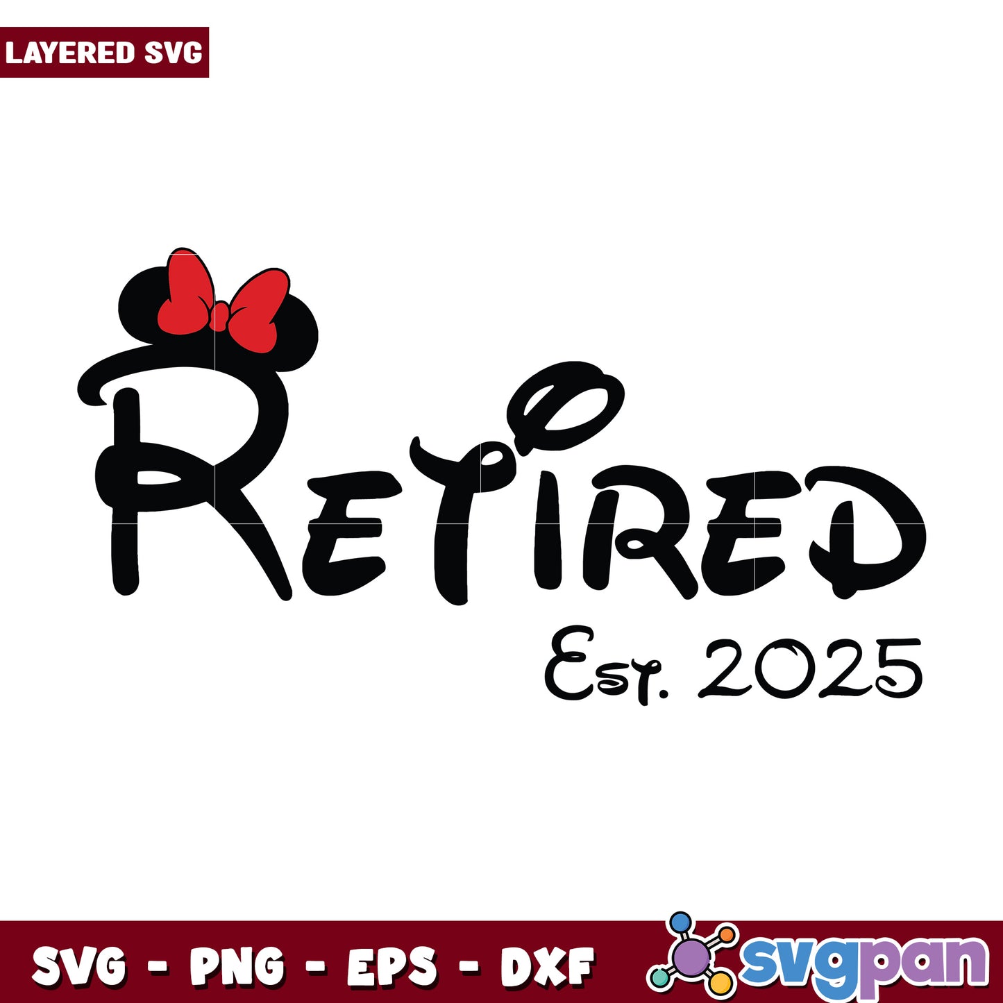 Retired minnies design svg, disneyland parks svg, disney princess svg
