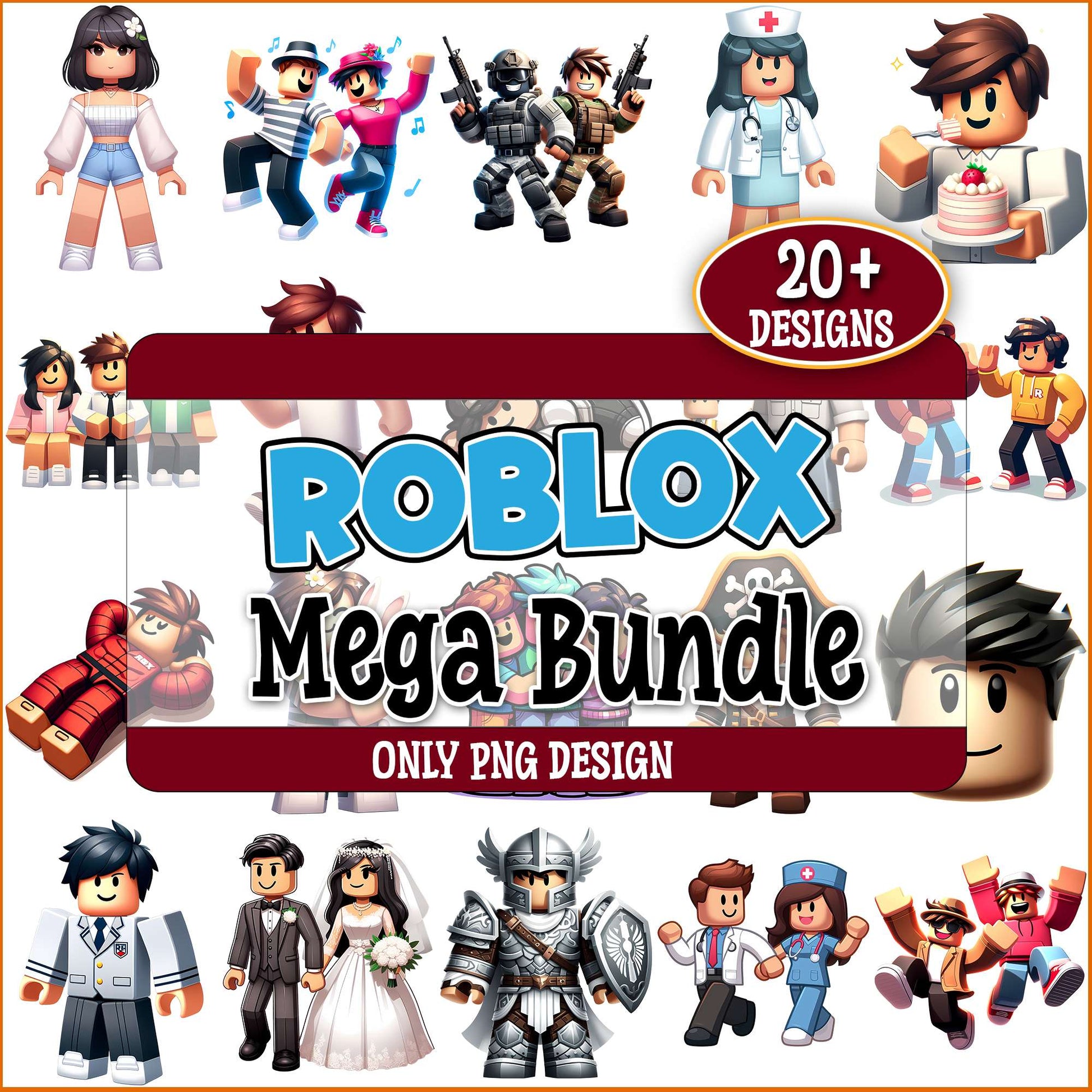 Roblox artwork png bundle