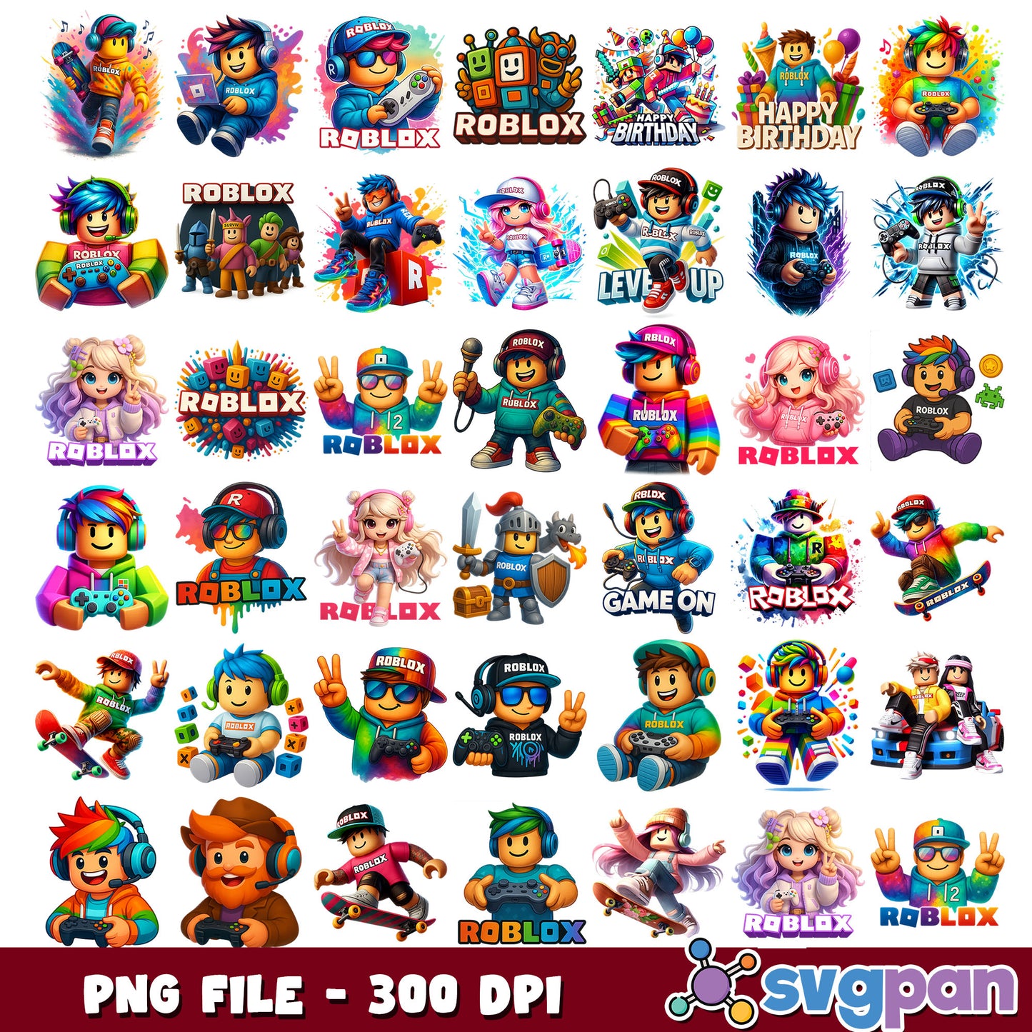 Roblox game on png bundle
