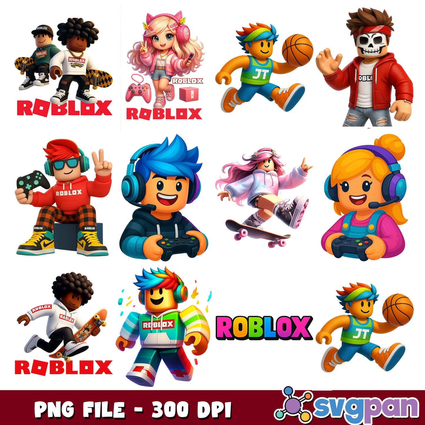 Roblox game on png bundle, roblox games png, roblox character png