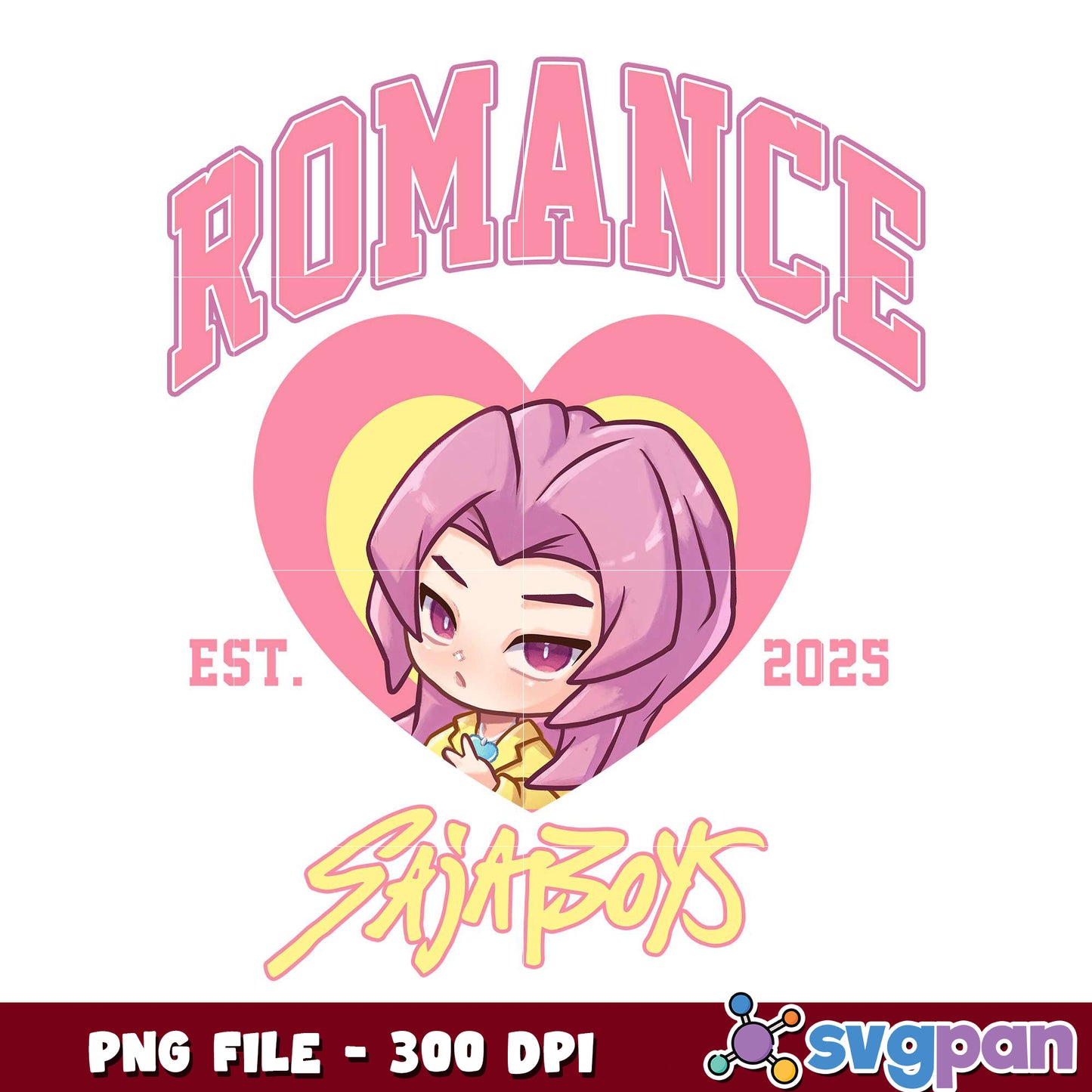 Romance saja boys png, love anime png, cute couple png
