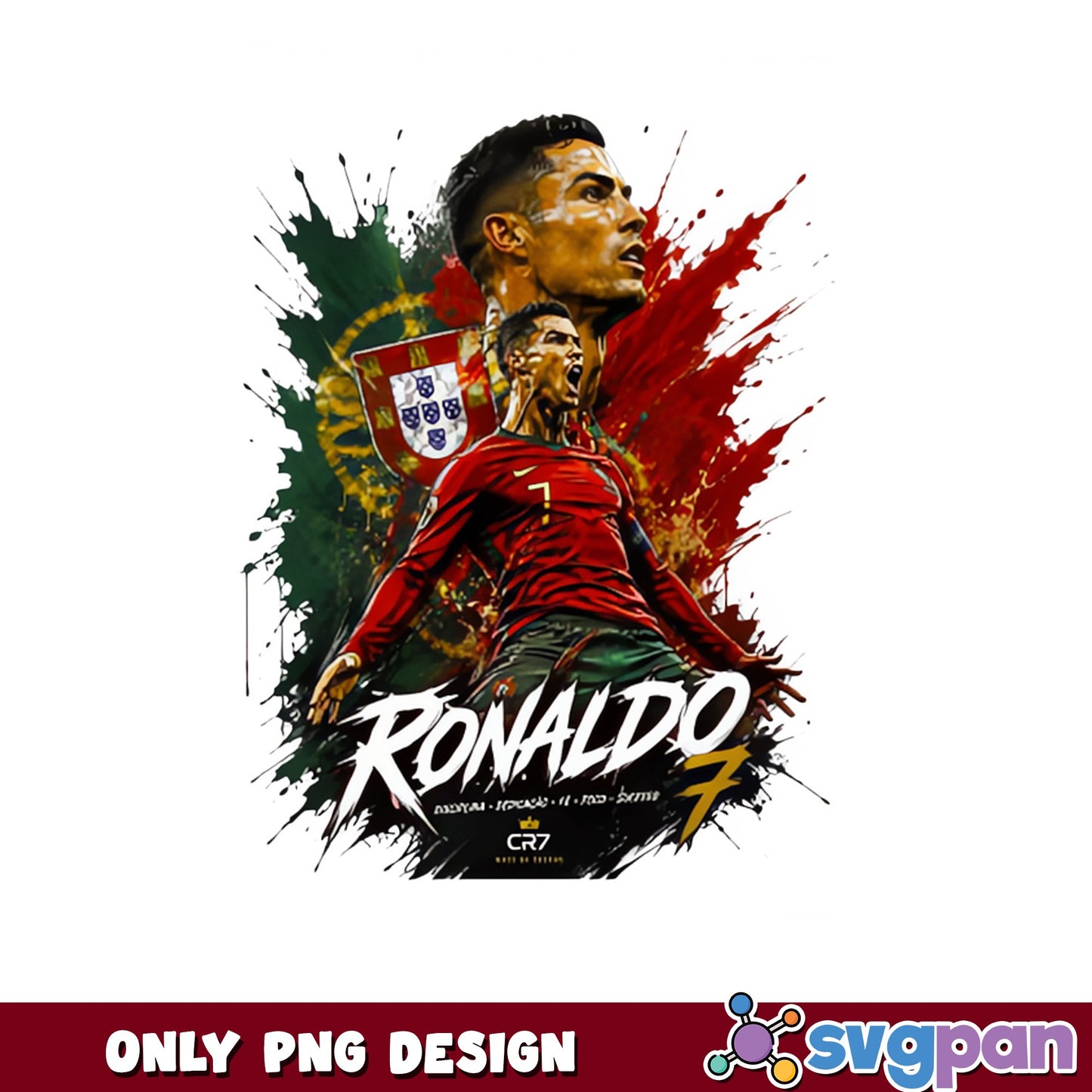 Ronaldo CR7 Portugal Football PNG, Soccer Player PNG, Sports PNG