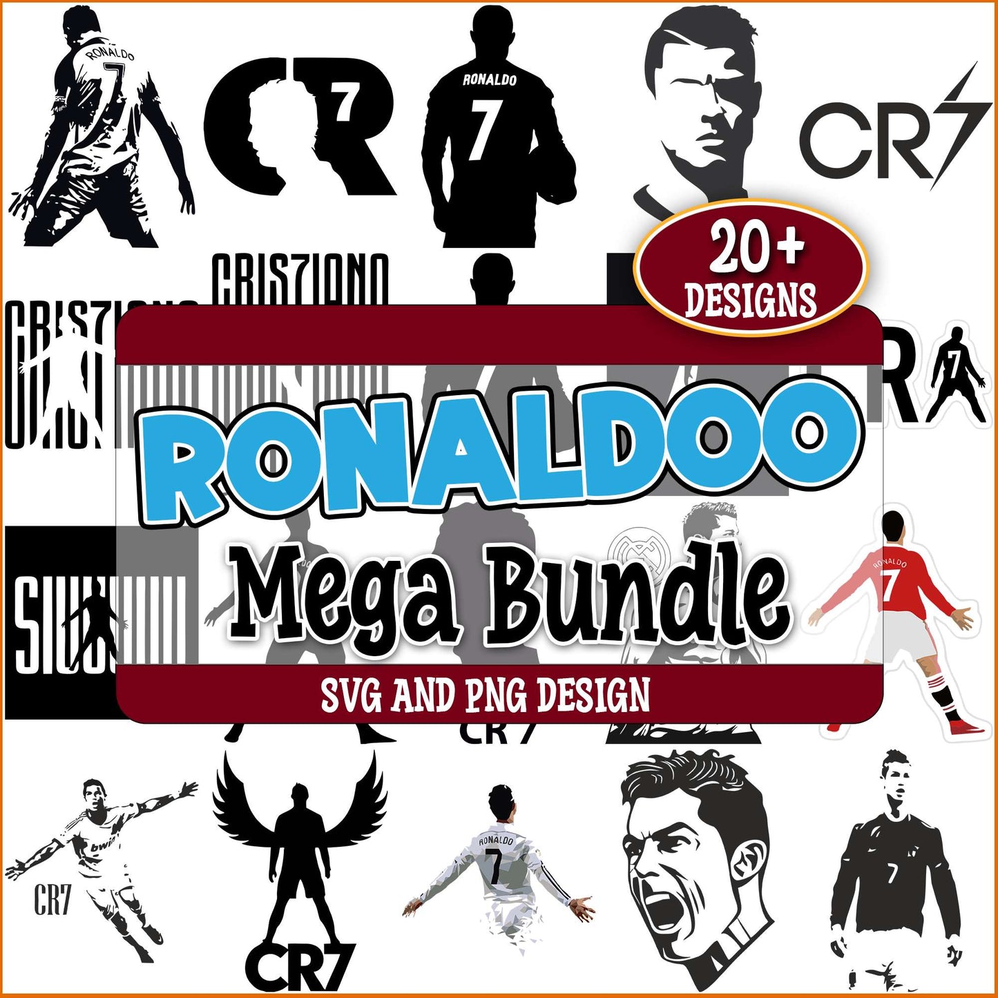Ronaldo svg bundle