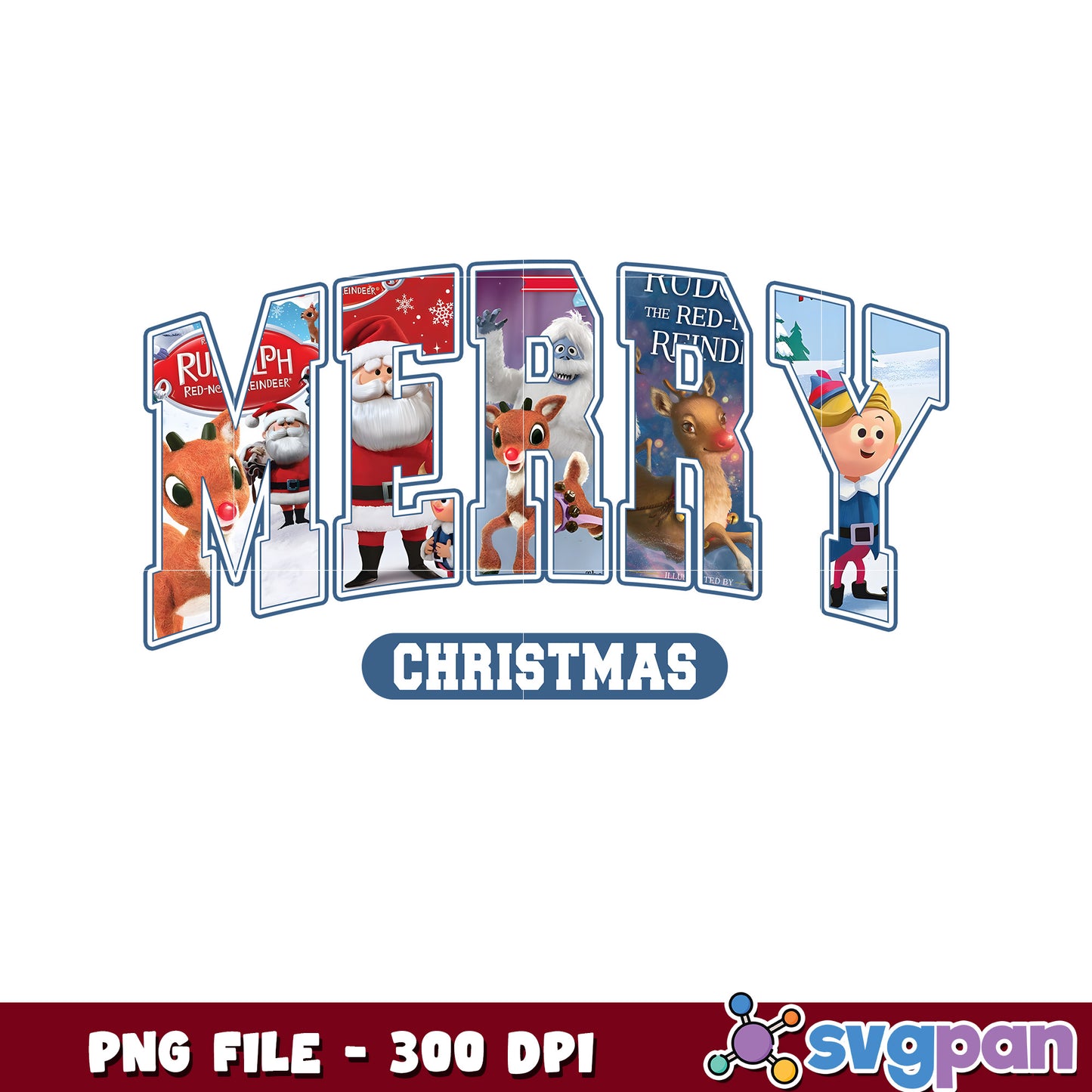 Rudolp cartoon merry christmas logo png, christmas cartoons png, christmas tree png