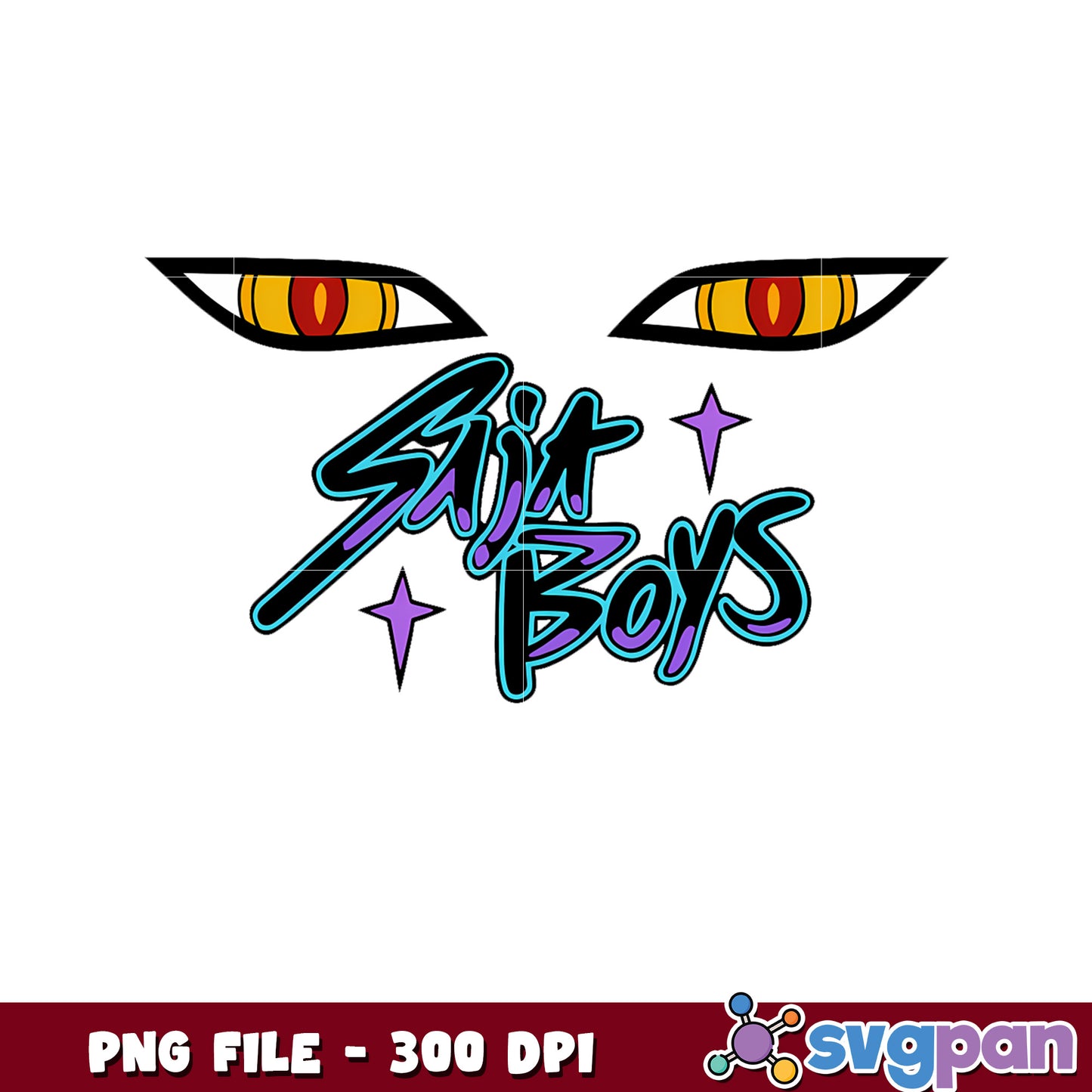 Saja boys design png, kpop demon hunters png, korean cartoon png