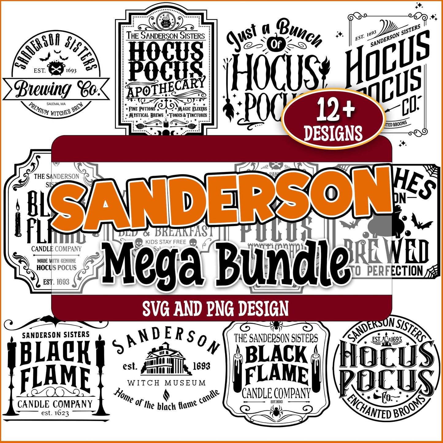 Sandorson art svg bundle