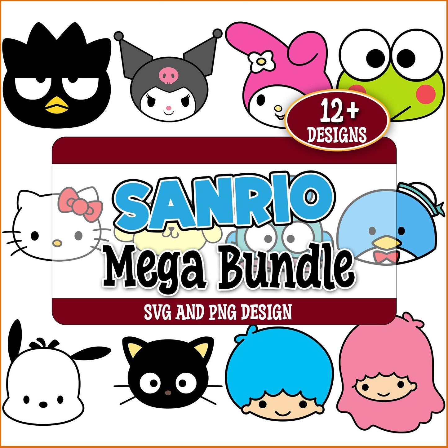 Sanrio avatar svg bundle