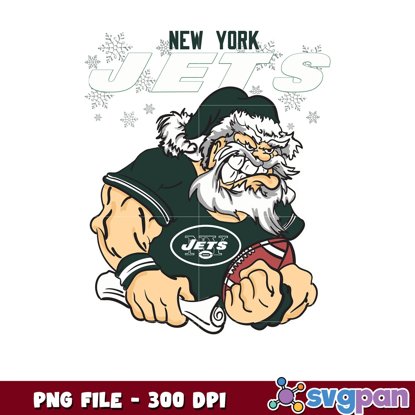 Santa claus newyork jets png, national league football png, super bowl png