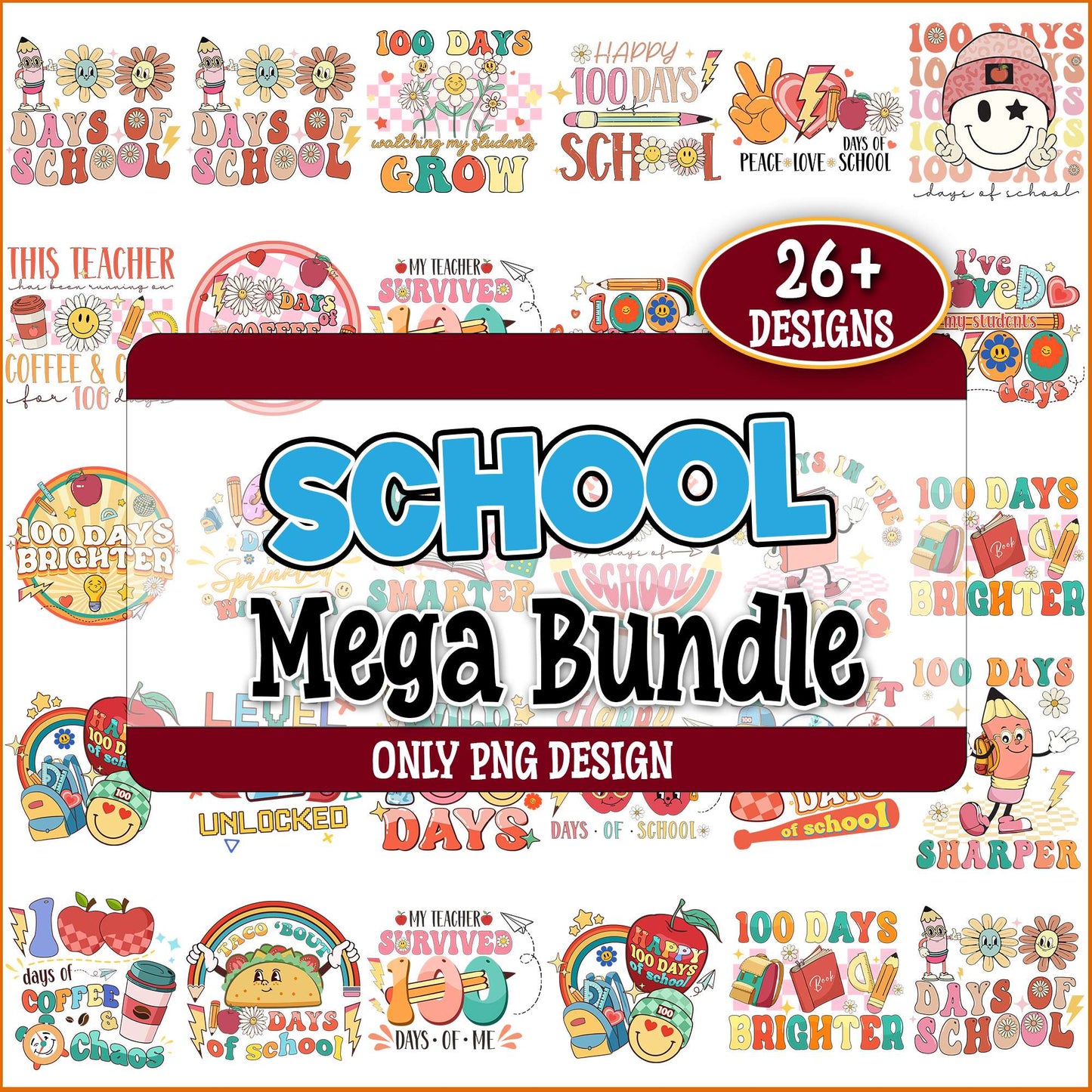 School days quotes png bundle