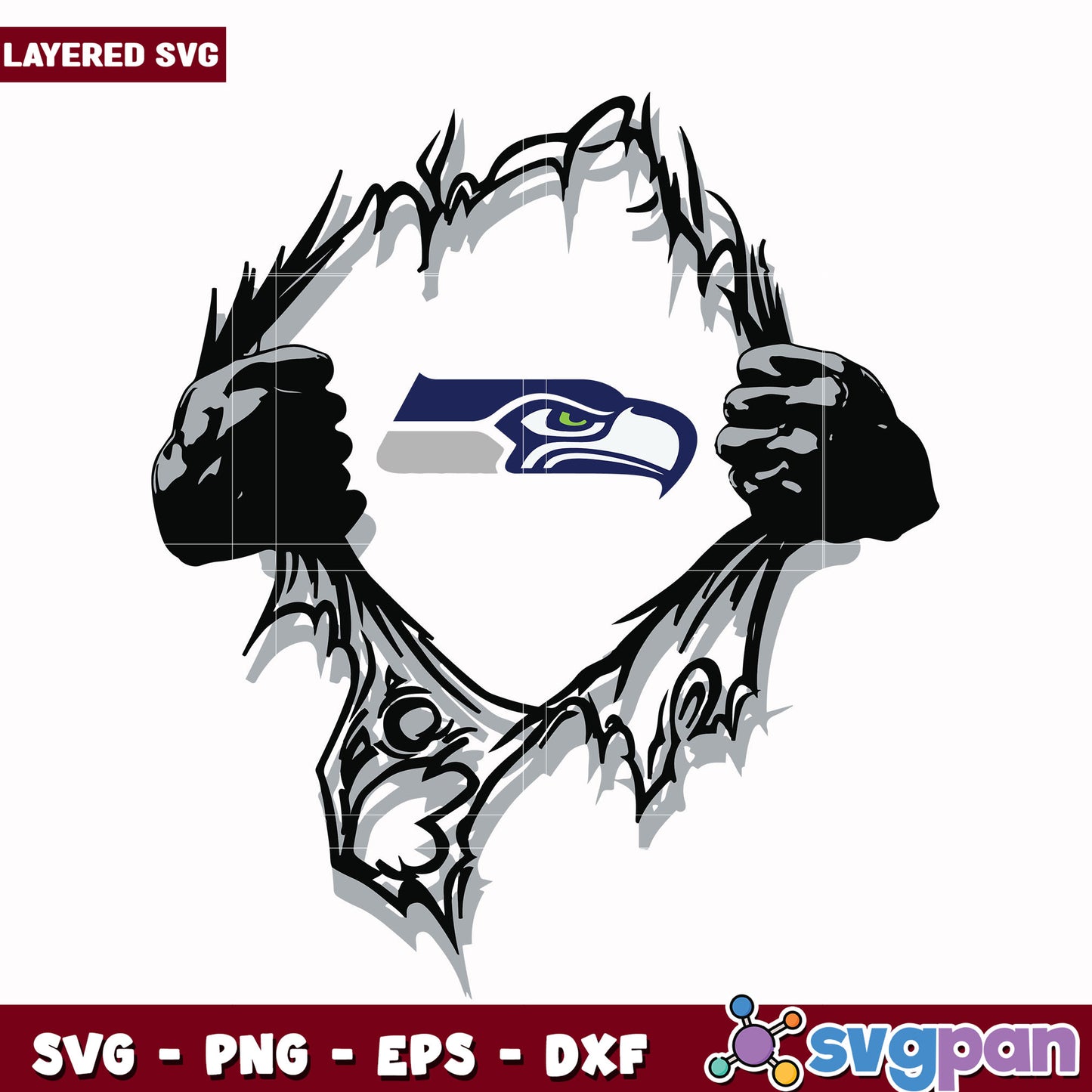 Seattle Seahawks superman svg, super bowl svg, nfl seahawks svg