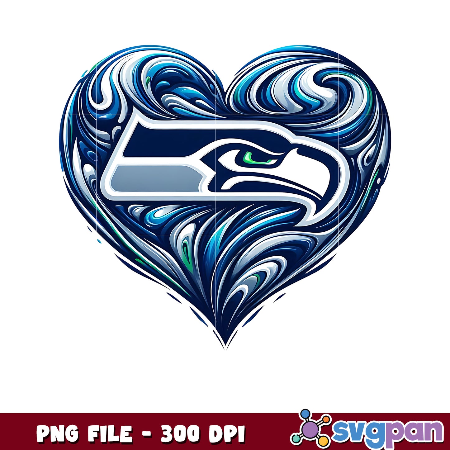 Seattle seahawks heart png, nfl reddit png, nfl network png