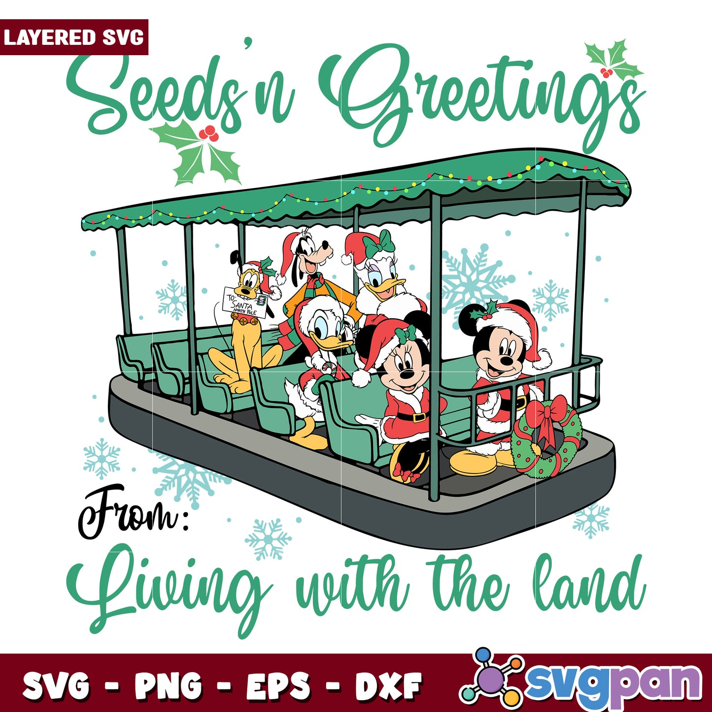 Seeds_n Greetings svg, disney characters svg, christmas logo svg