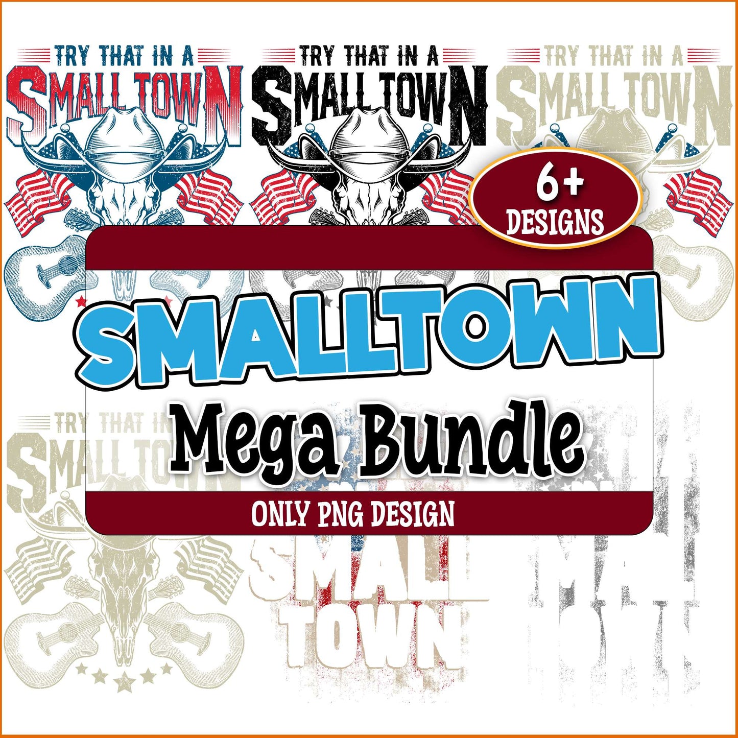 Small town png bundle