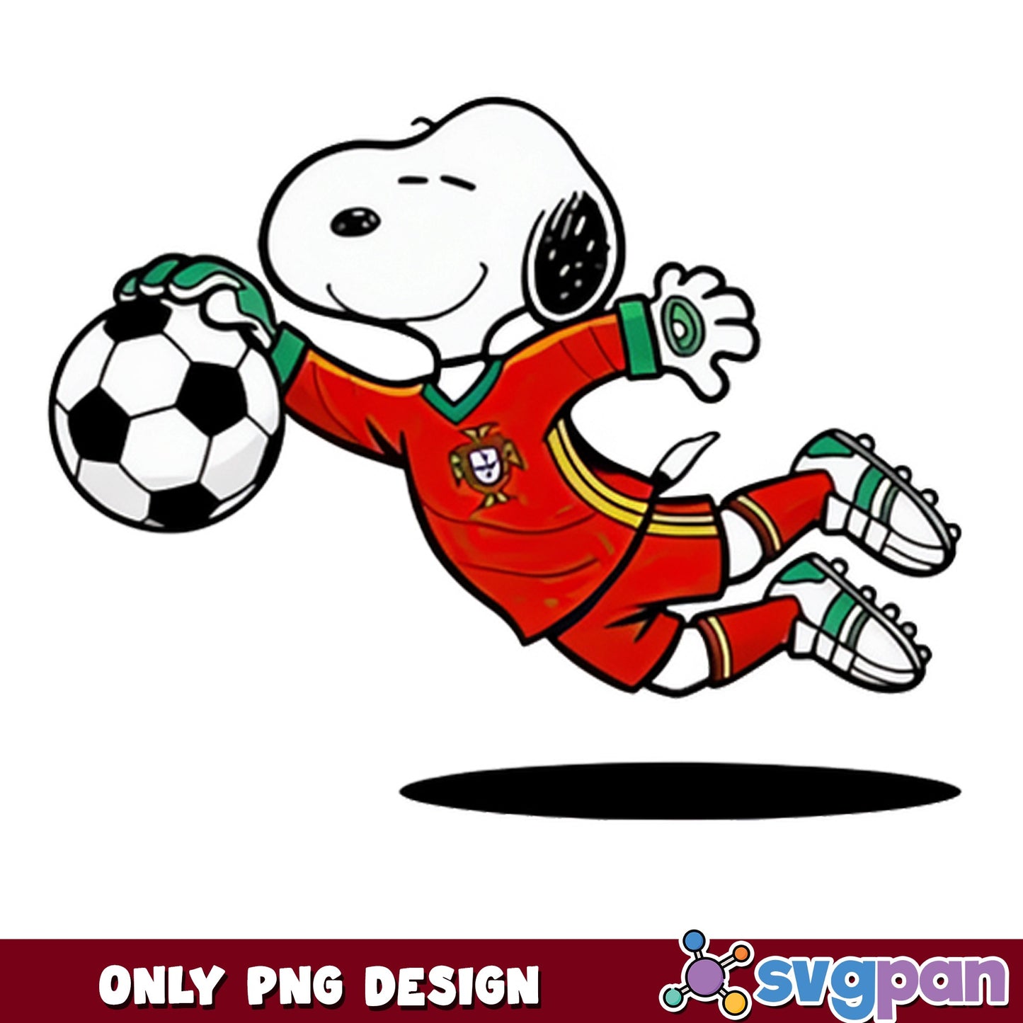 Snoopy Portugal Soccer PNG, Peanuts Football PNG, Soccer PNG