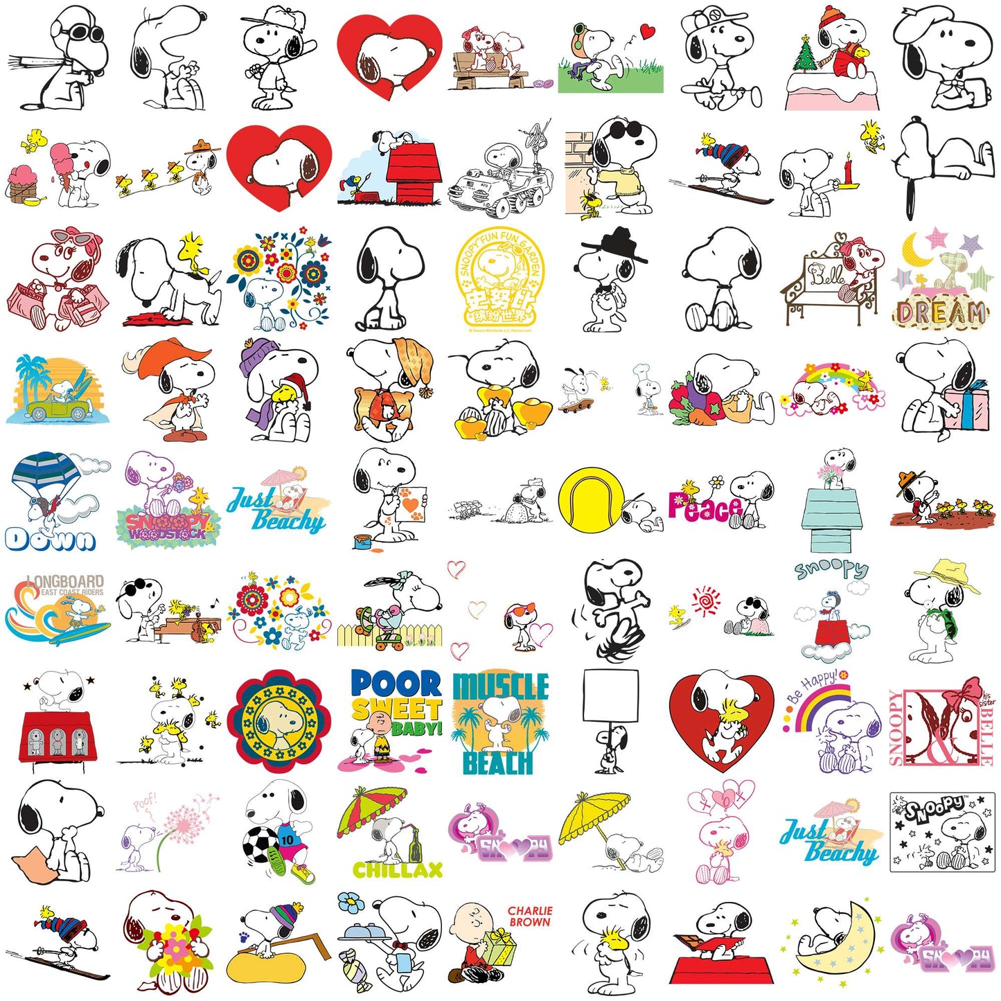 Snoopy stuff collection svg bundle, snoopy museum svg, snoopy pajamas svg