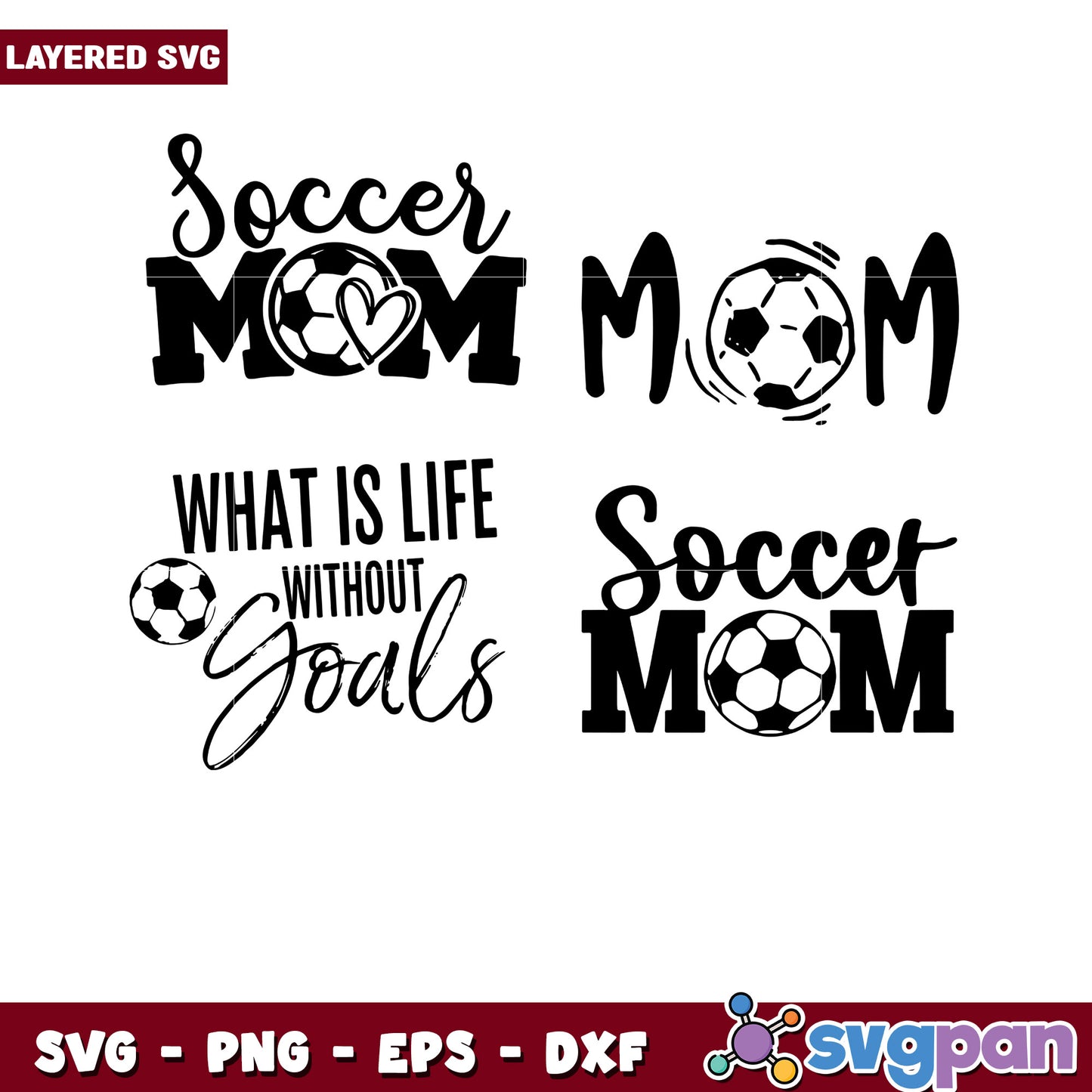 Soccer Mom Bundle SVG for Passionate Fans