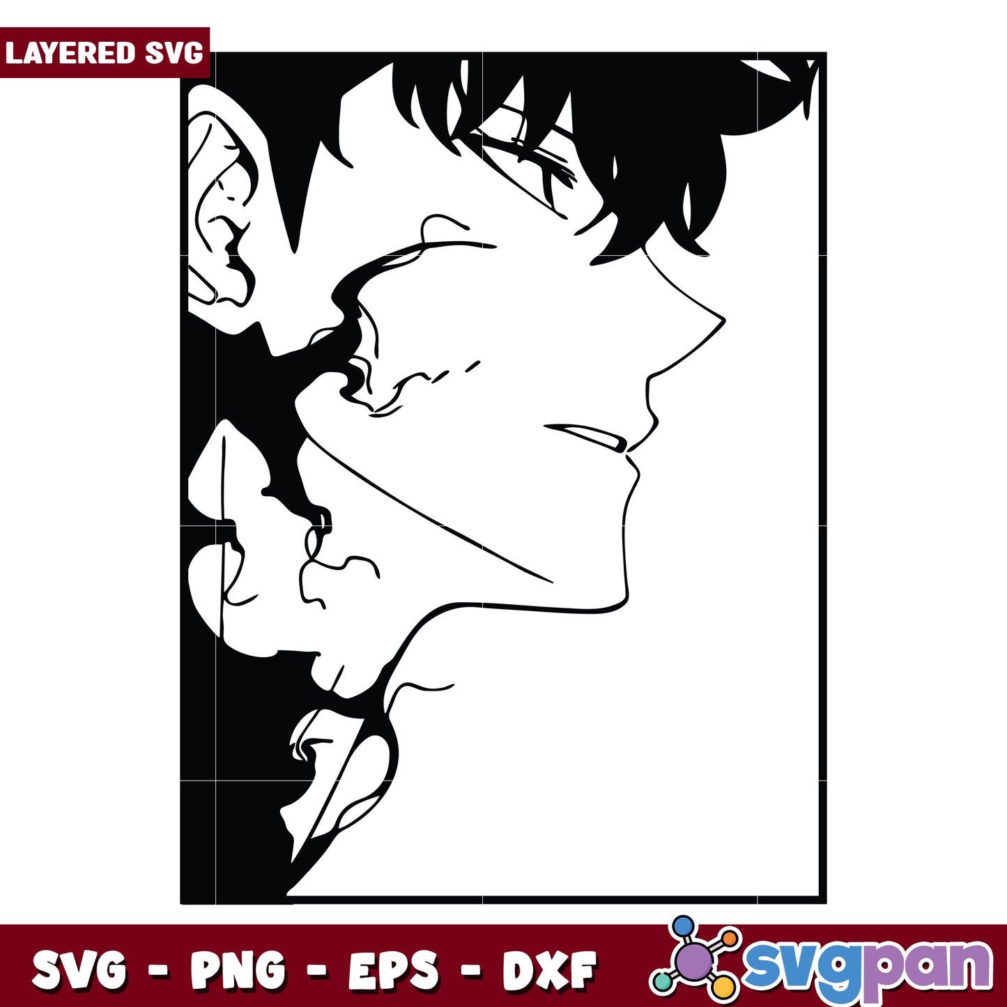 Solo leveling sung jinwoo design svg, sung jin woo svg, manhwa anime style svg