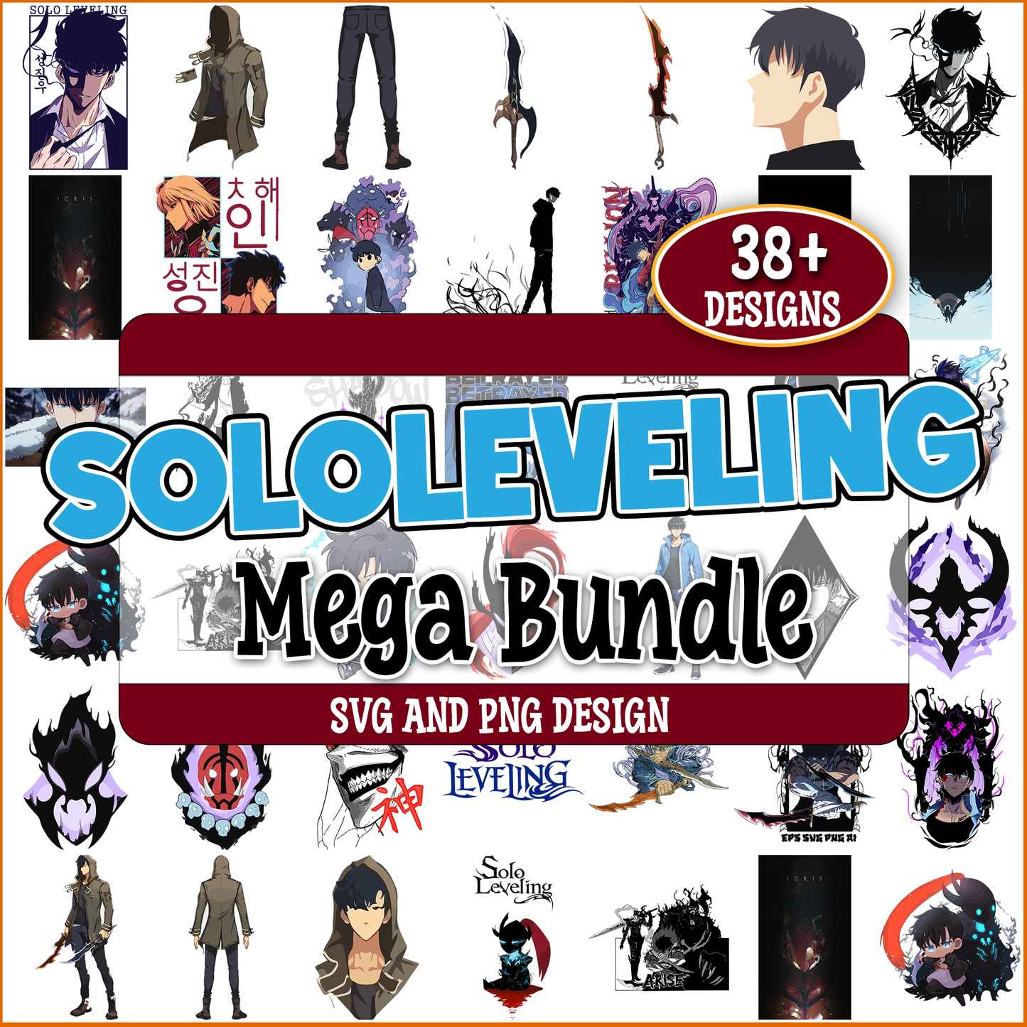 Solo leveling svg bundle