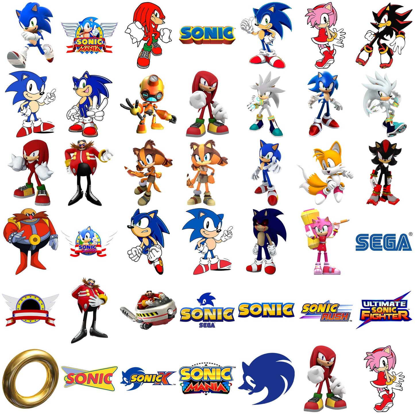 Sonic set png bundle, sonic the hedgehog 2 png, sonic games png