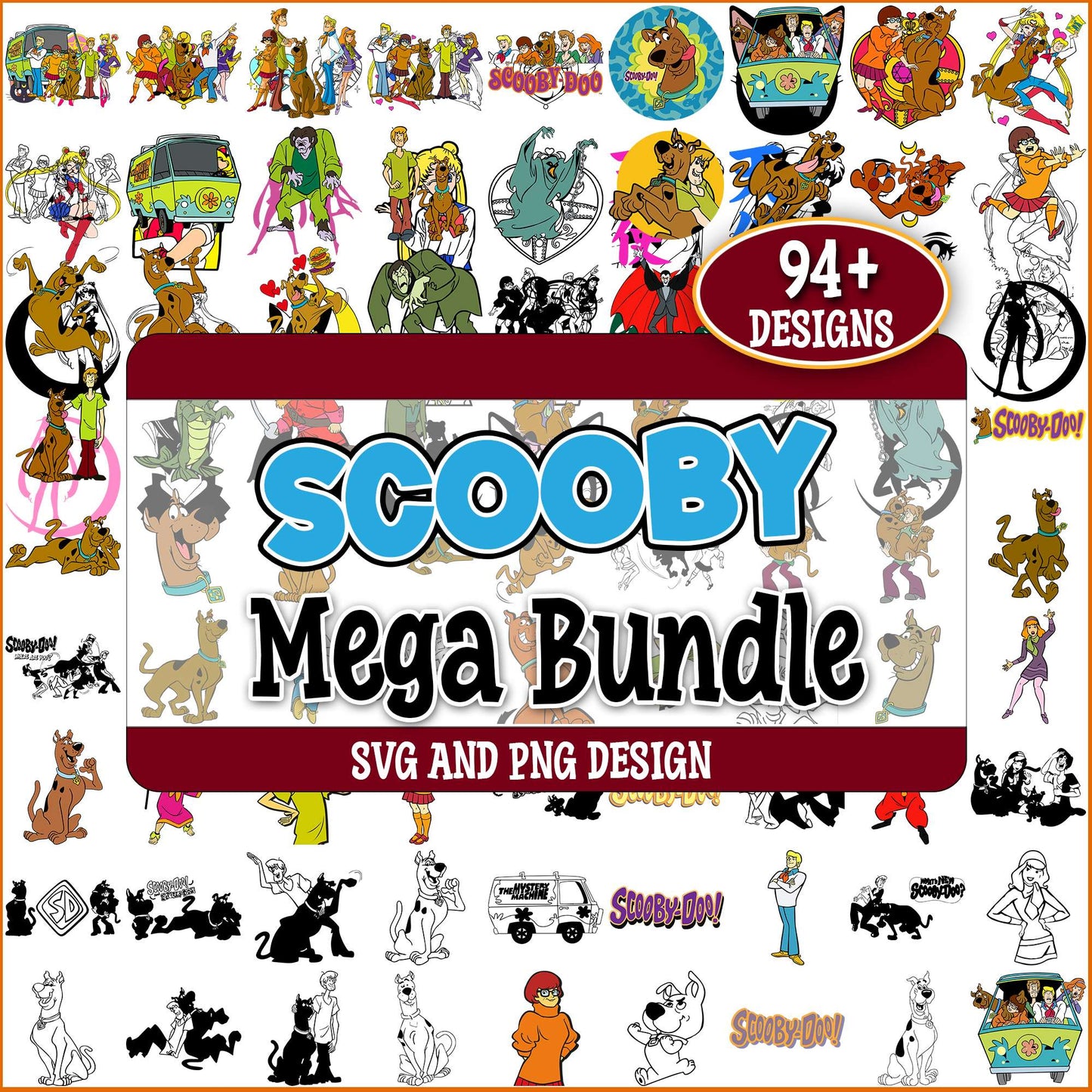 Sooby doo set svg bundle