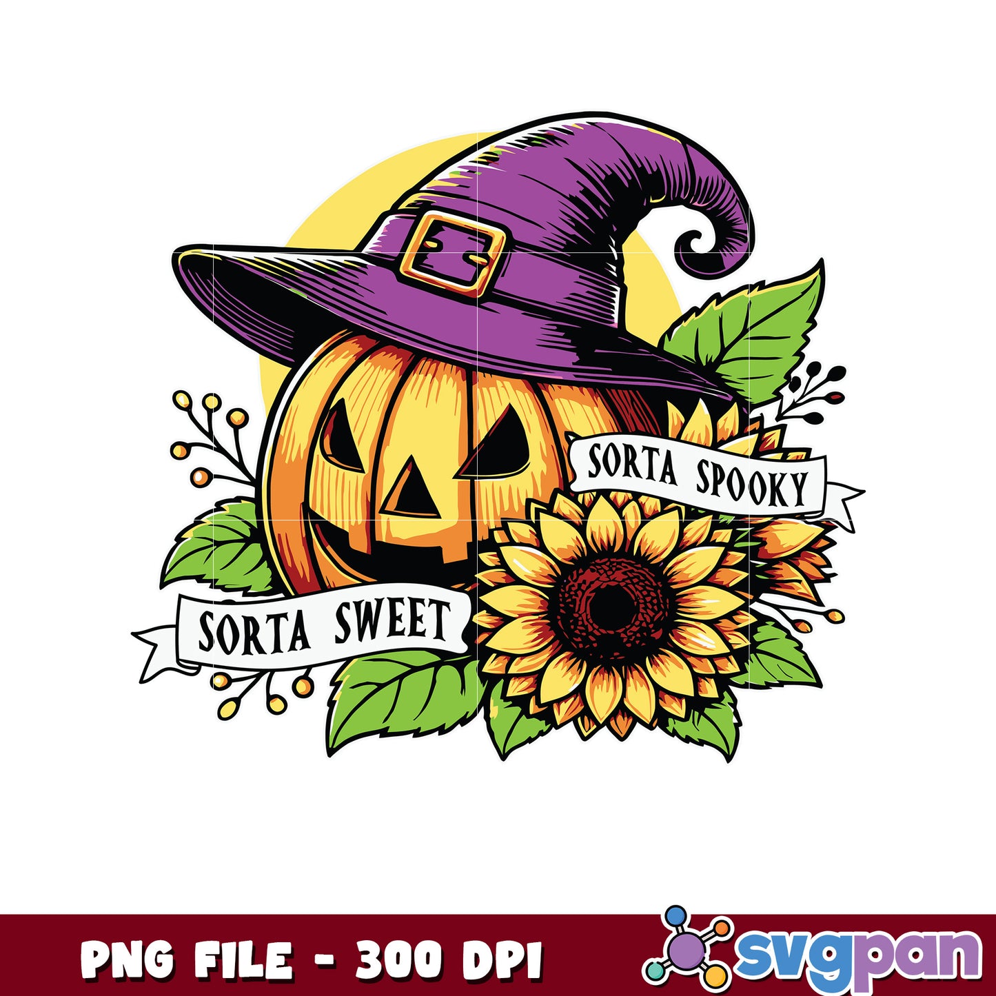 Sorta sweet and spooky png, trick or treat png, spooky halloween png
