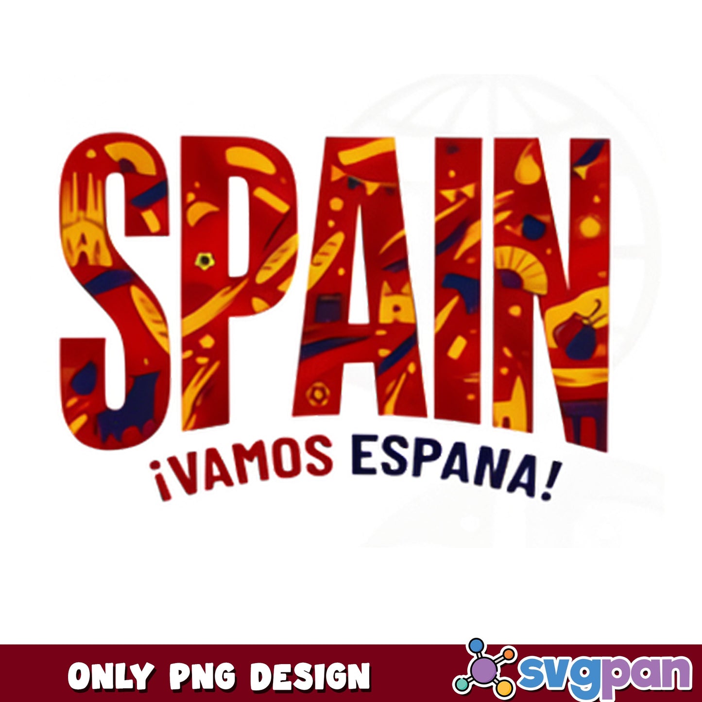 Spain Vamos Espana PNG, Spanish Football Fan PNG, Soccer PNG