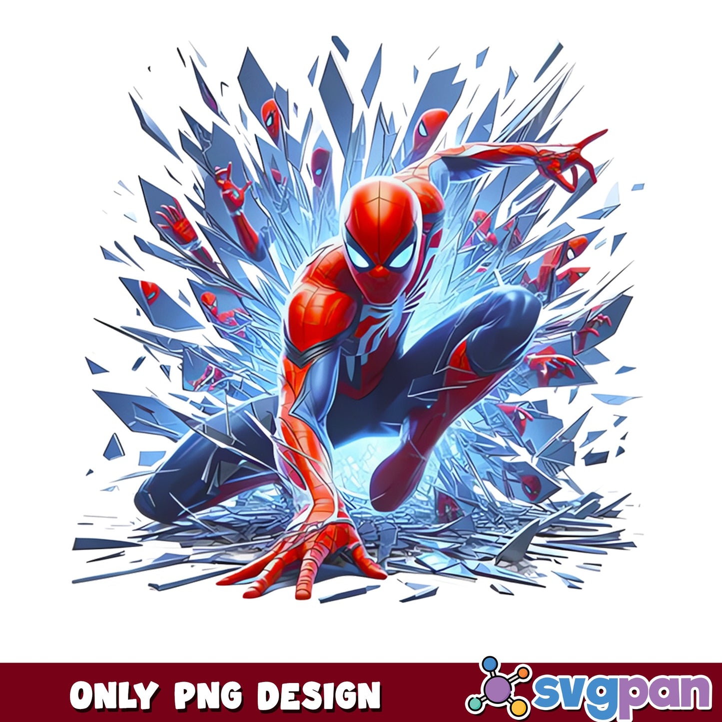 Spider-Man Multiverse Shattered Glass PNG, Marvel PNG, Superhero PNG