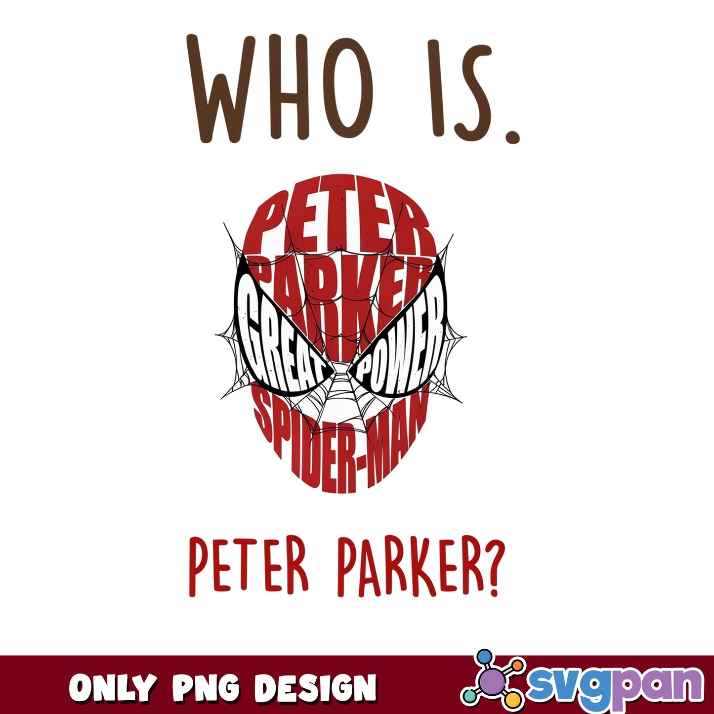 Spider-Man Peter Parker Who Is PNG, Marvel Superhero PNG, Spiderman PNG