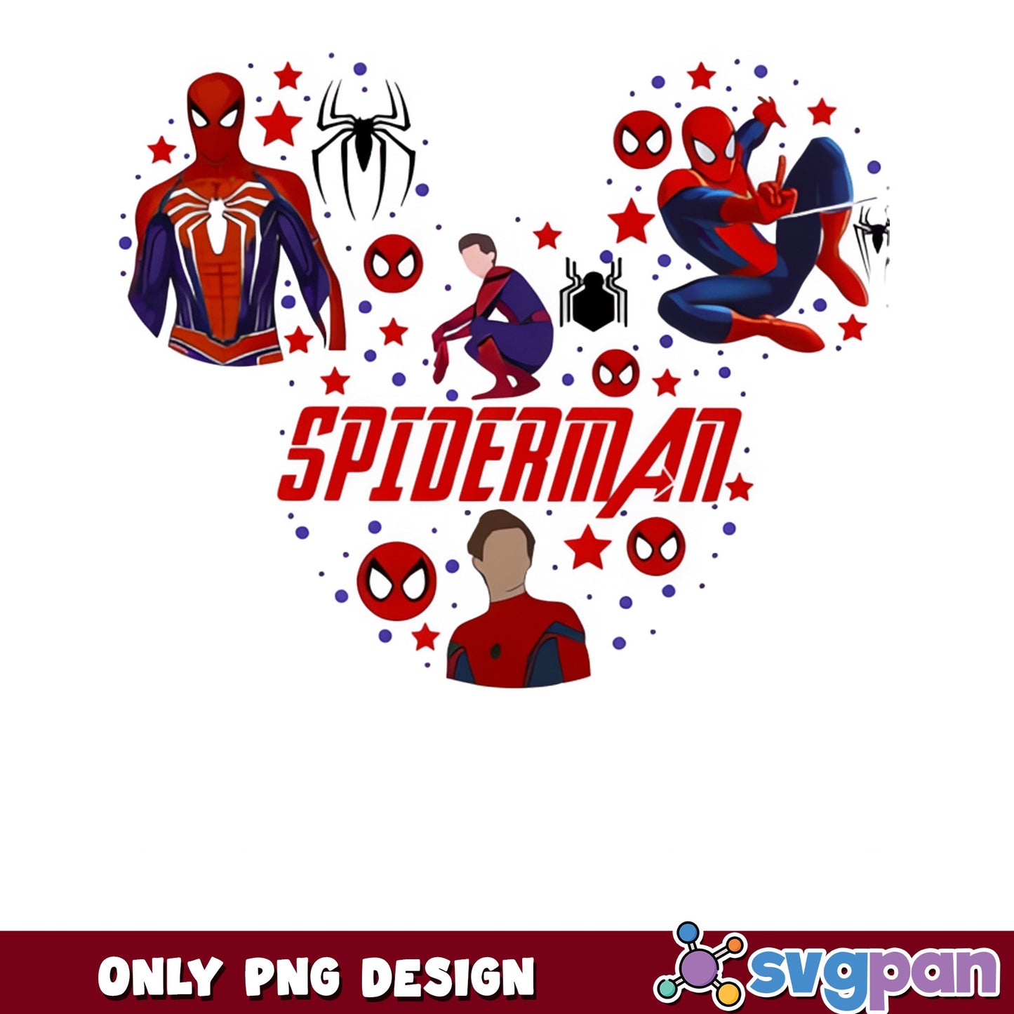 Spiderman Mickey Head PNG, Marvel Superhero PNG, Spider-Man PNG