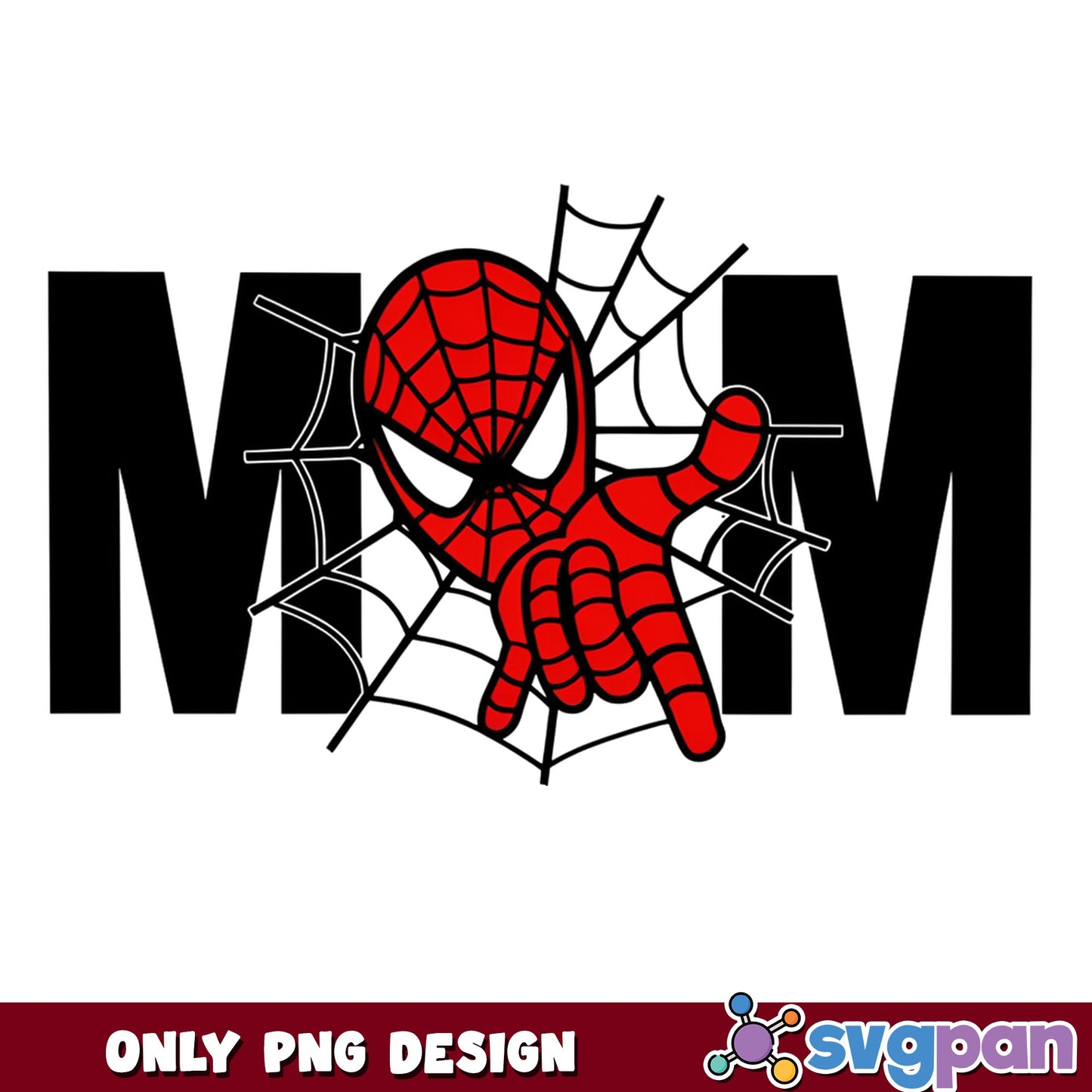 Spiderman Mom PNG, Marvel Superhero Mom PNG, Mother Day PNG