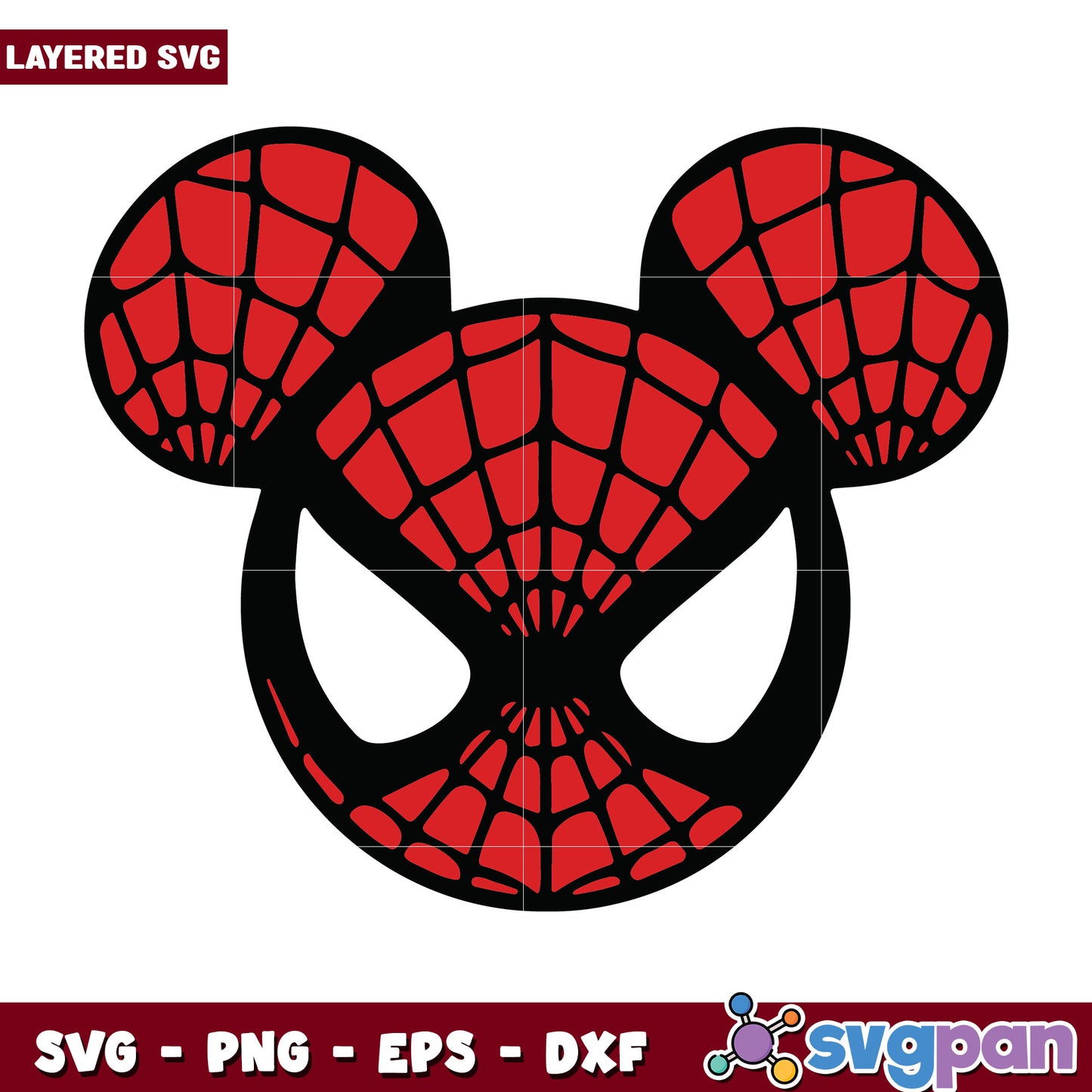 Spiderman mickey svg, walt disney svg, disney plus svg