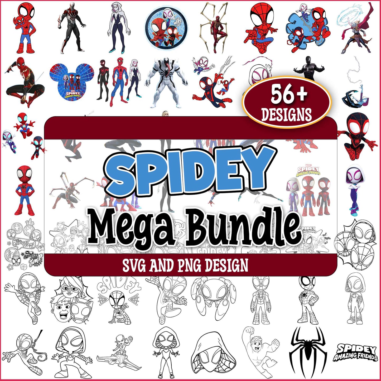 Spidey neighborhood svg bundle