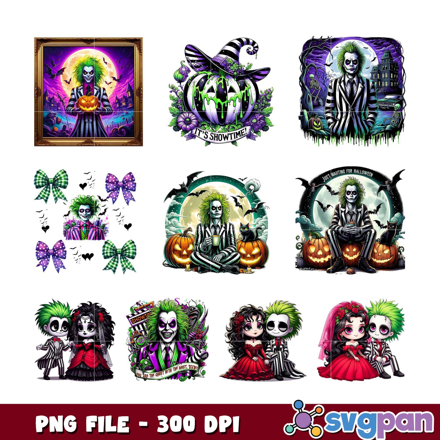 Spooky Halloween PNG Bundle for Creative Projects