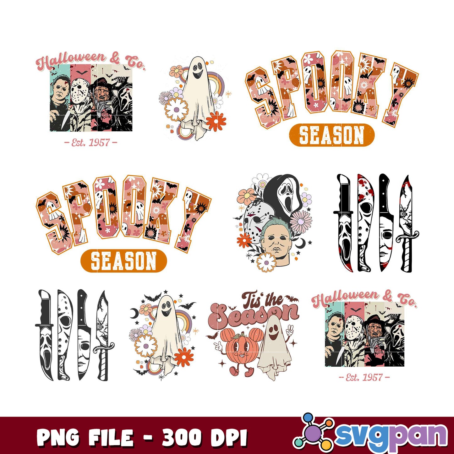 Spooky Season Halloween PNG Bundle