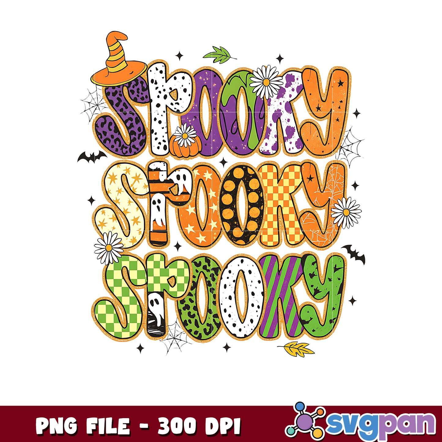 Spooky halloween png, halloween season png, scary monster png