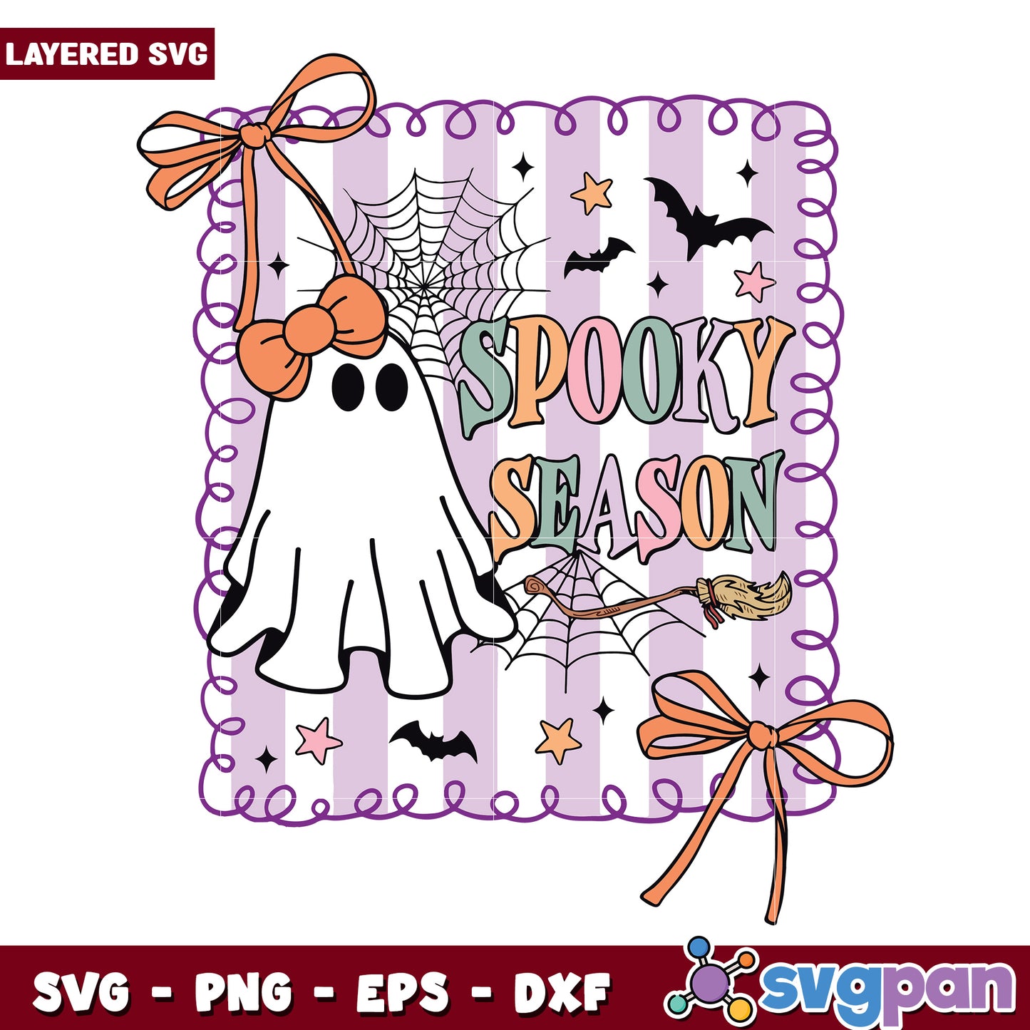 Spooky season ghoul svg, spooky halloween svg, halloween holiday svg