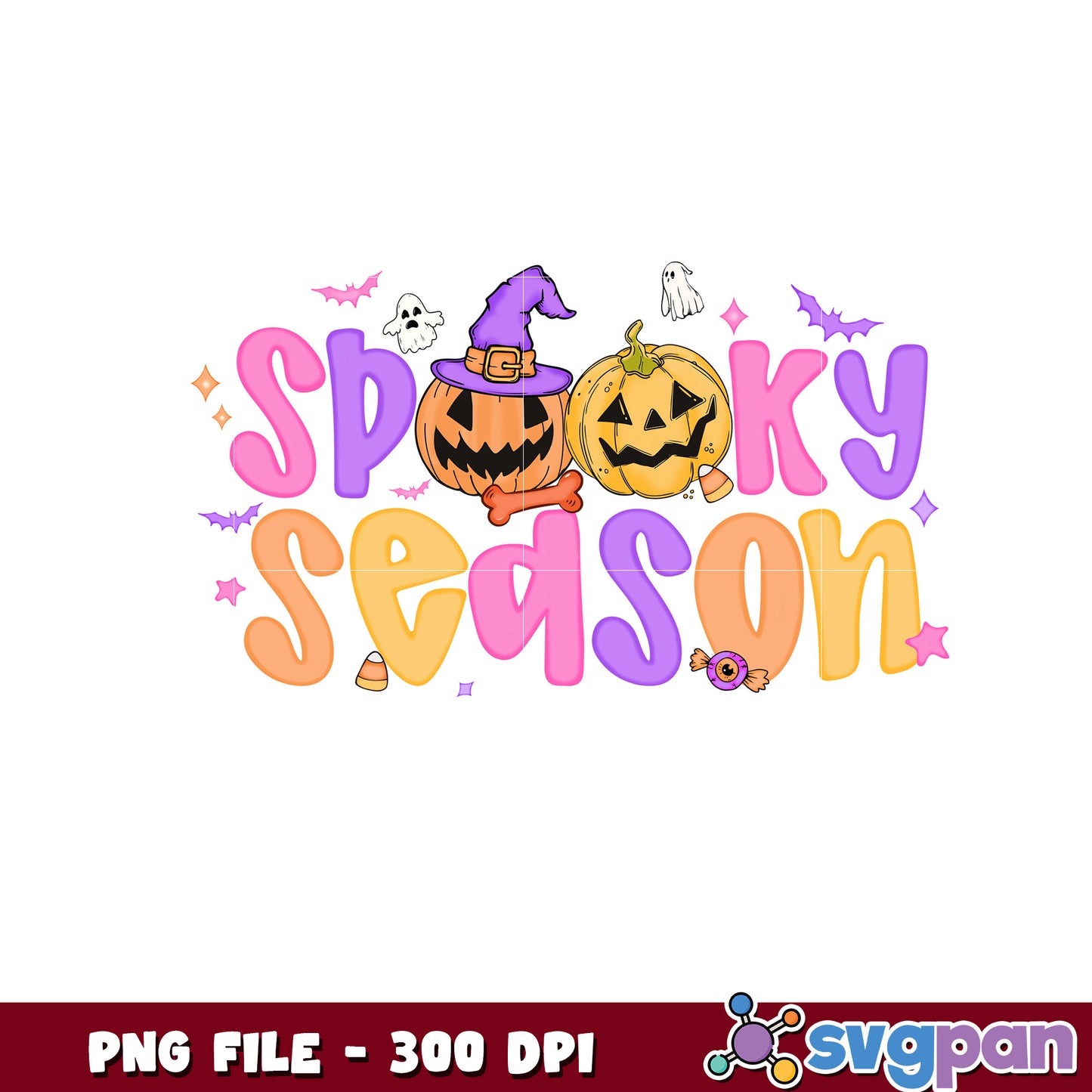 Spooky season png, trick or treat png, halloween skeletons png