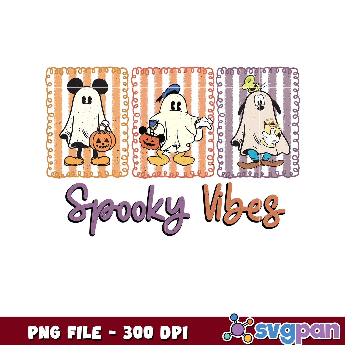 Spooky vibes ghost png, spooky season png, halloween monster png