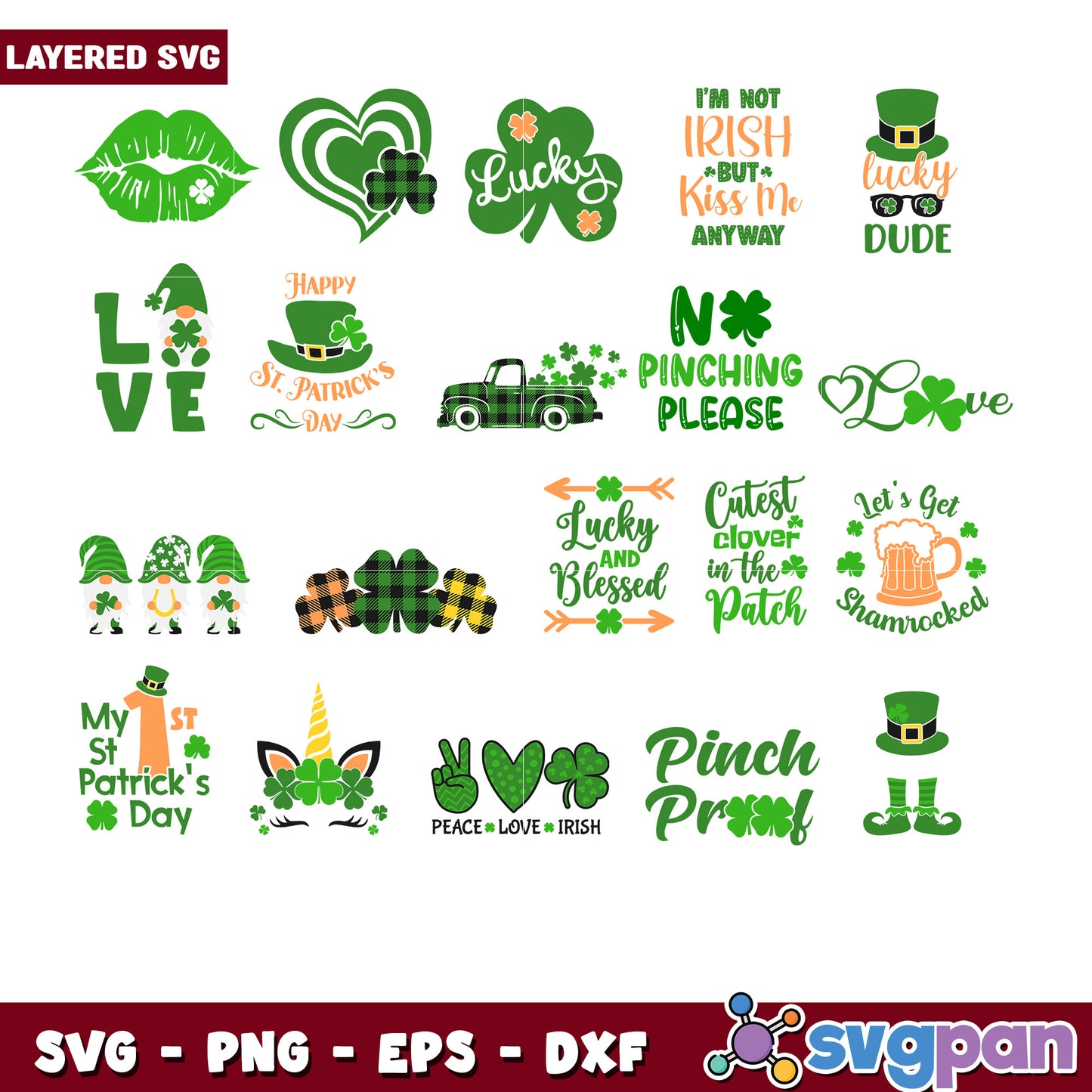 St Patrick's Day SVG Bundle for Creative Projects