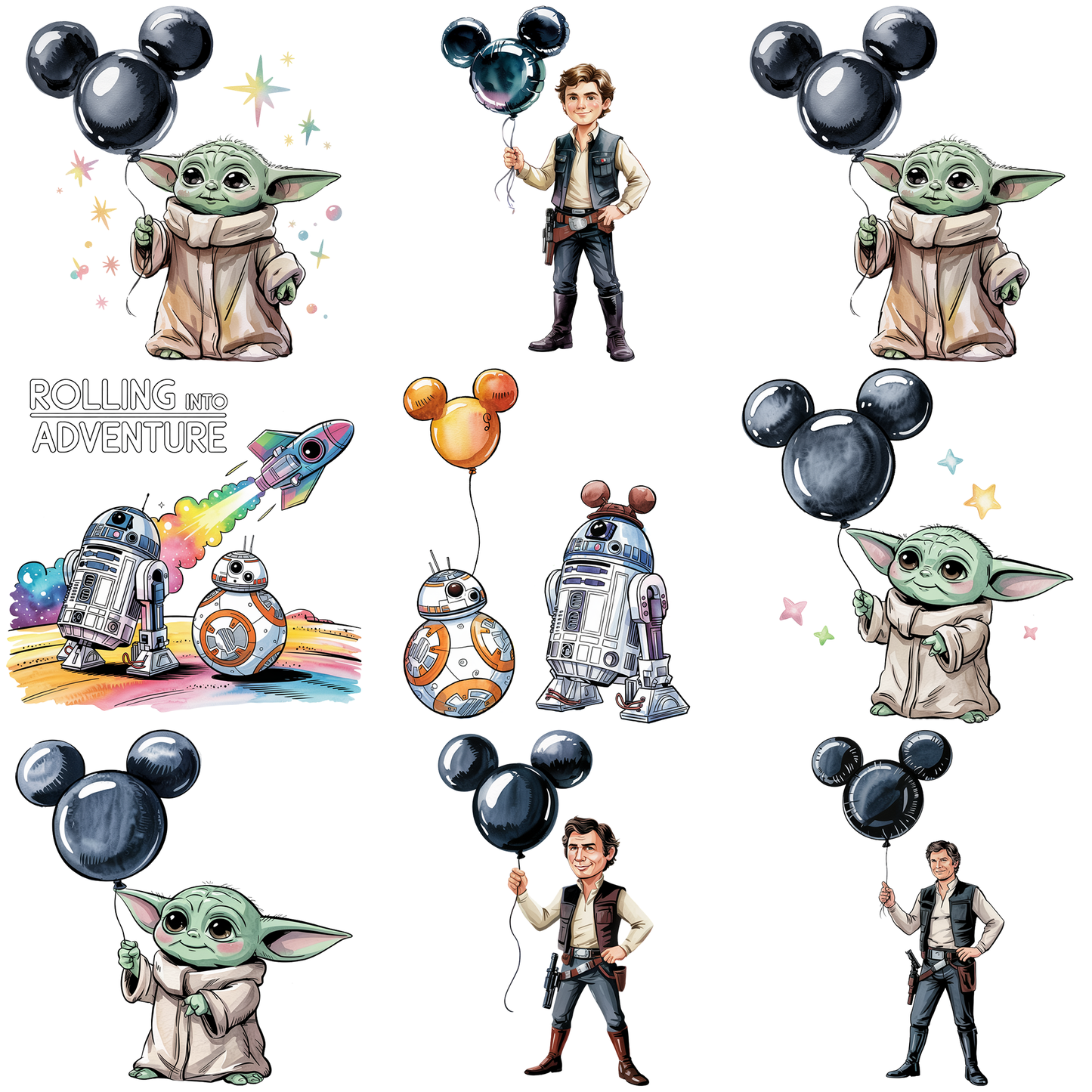 Star war designs png bundle, star wars png, lego star wars png