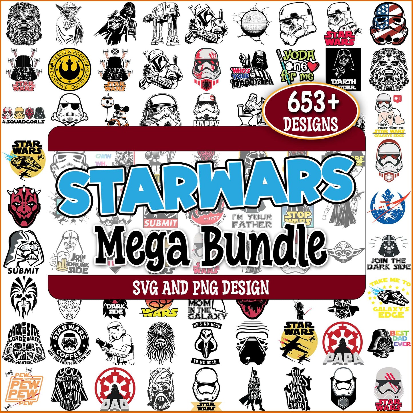 Star wars collection svg bundle