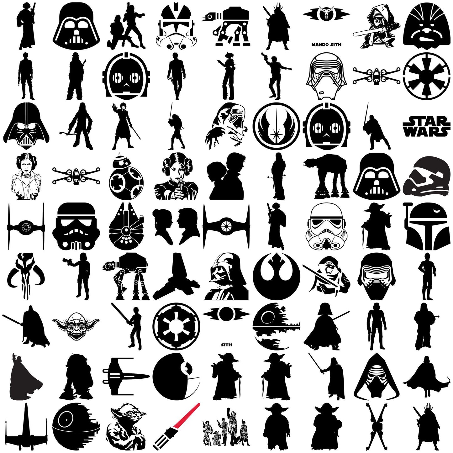 Star wars collection svg bundle, star wars games svg, star wars a new hope svg