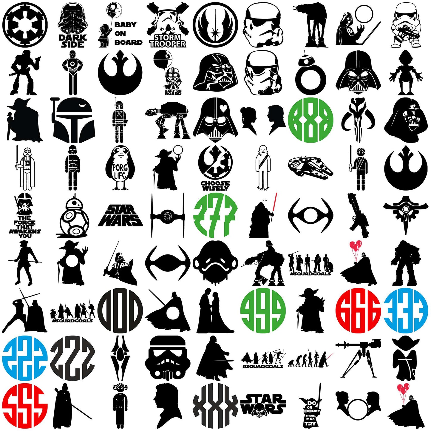Star wars collection svg bundle, star wars games svg, star wars a new hope svg