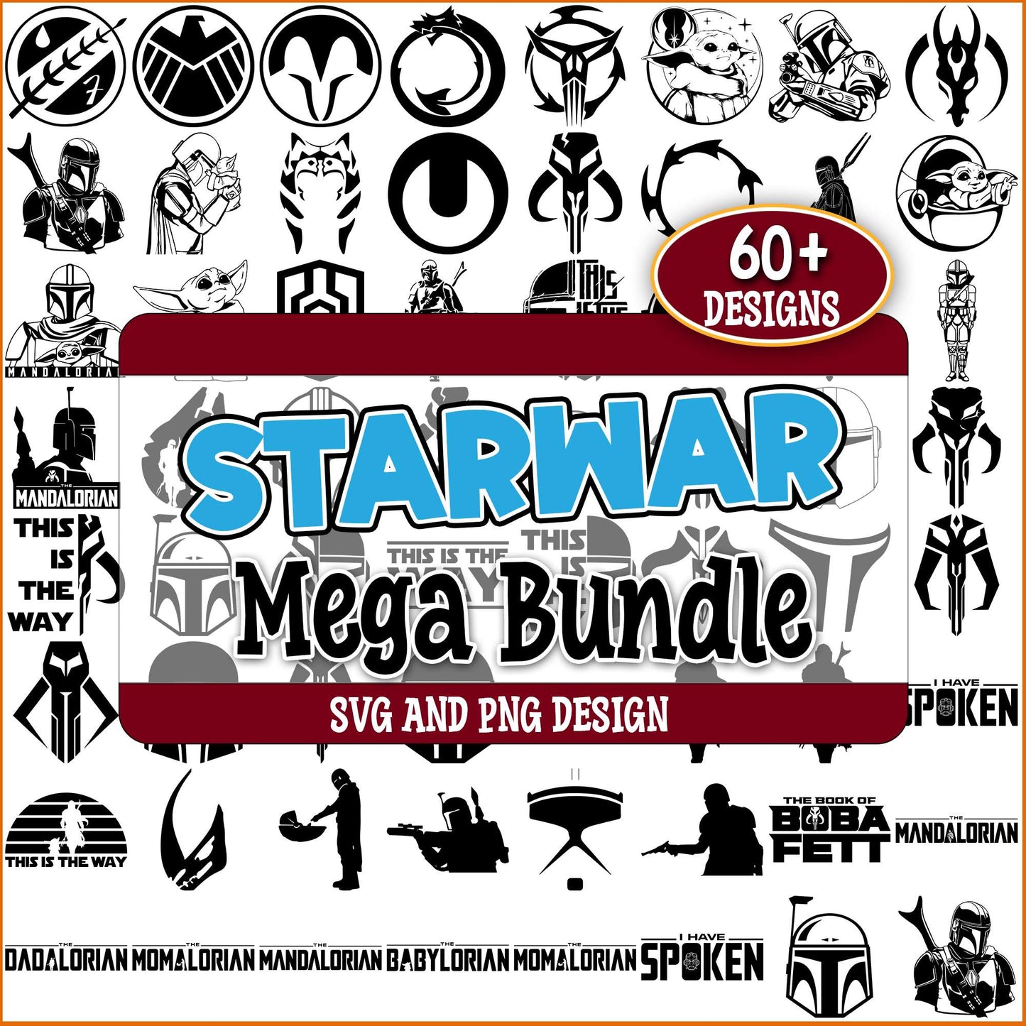 Star wars logo pencil svg bundle
