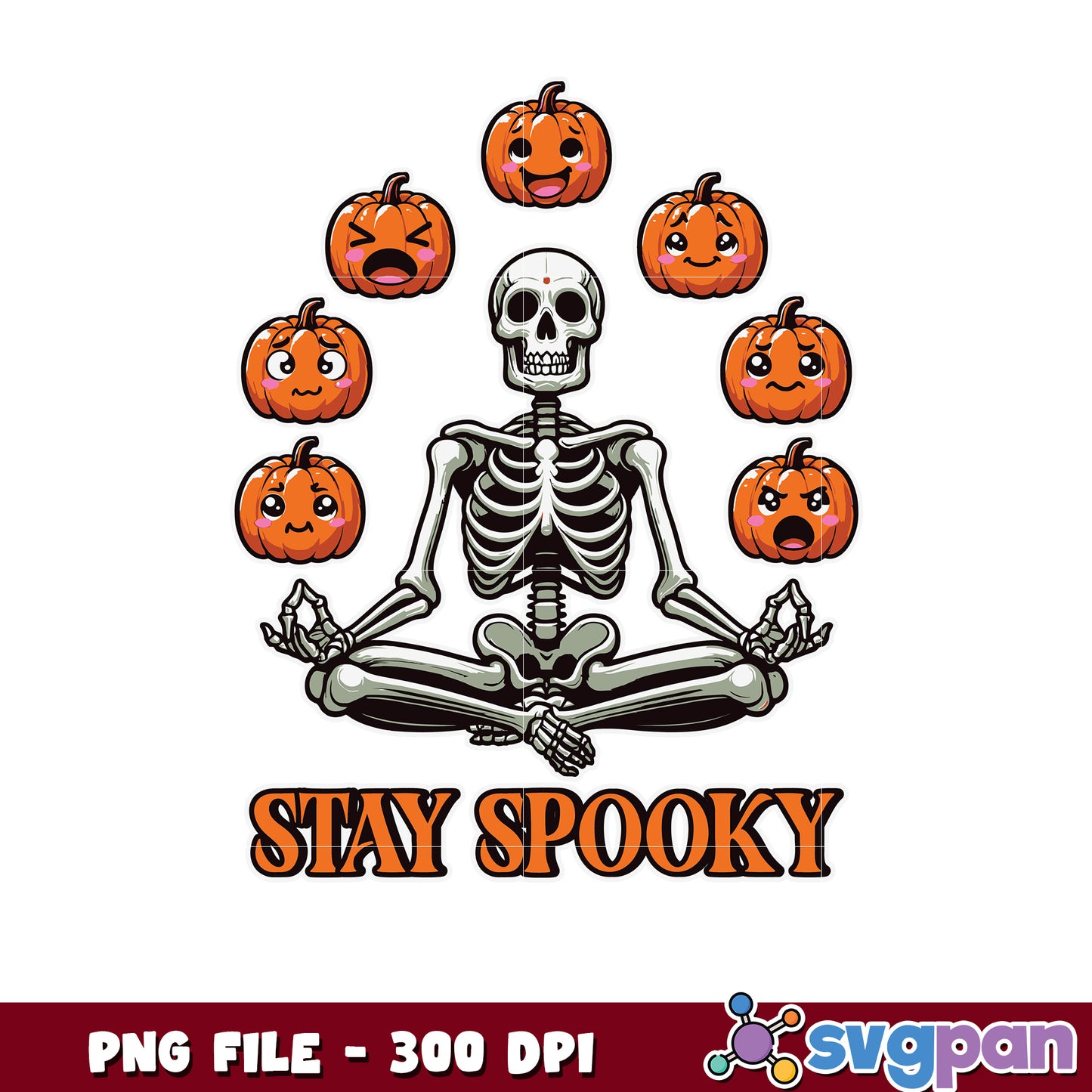Stay spooky png, spirit halloween png, spooky autumn png